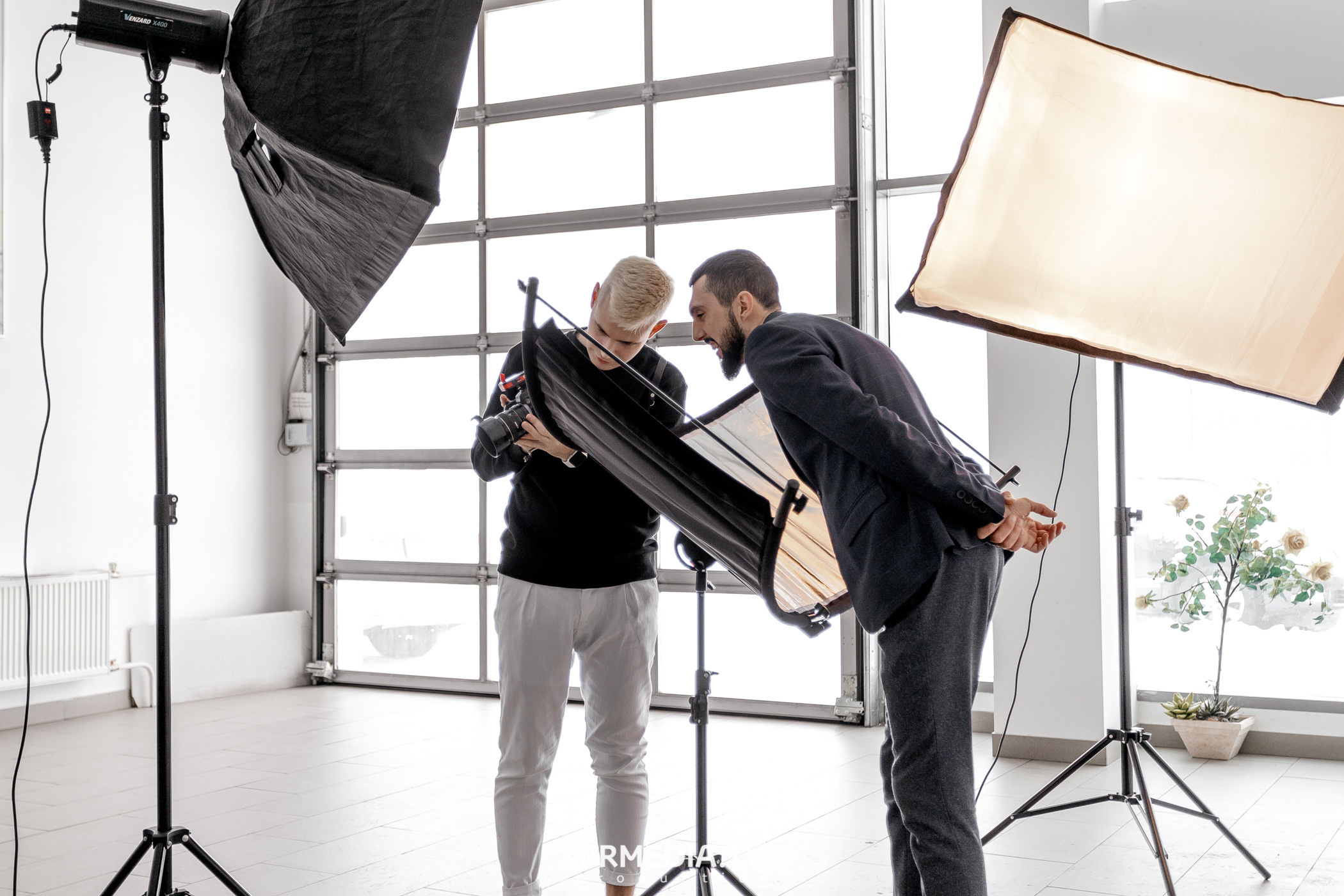 Backstage. Портретная фотосъемка для Сибэнпекс