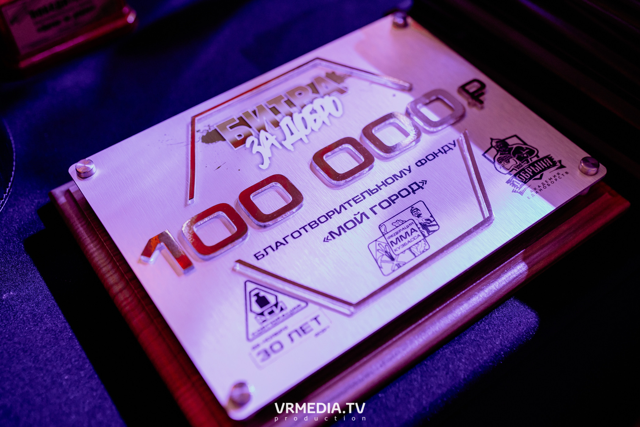 Благотворительный бойцовский турнир «Битва за добро»