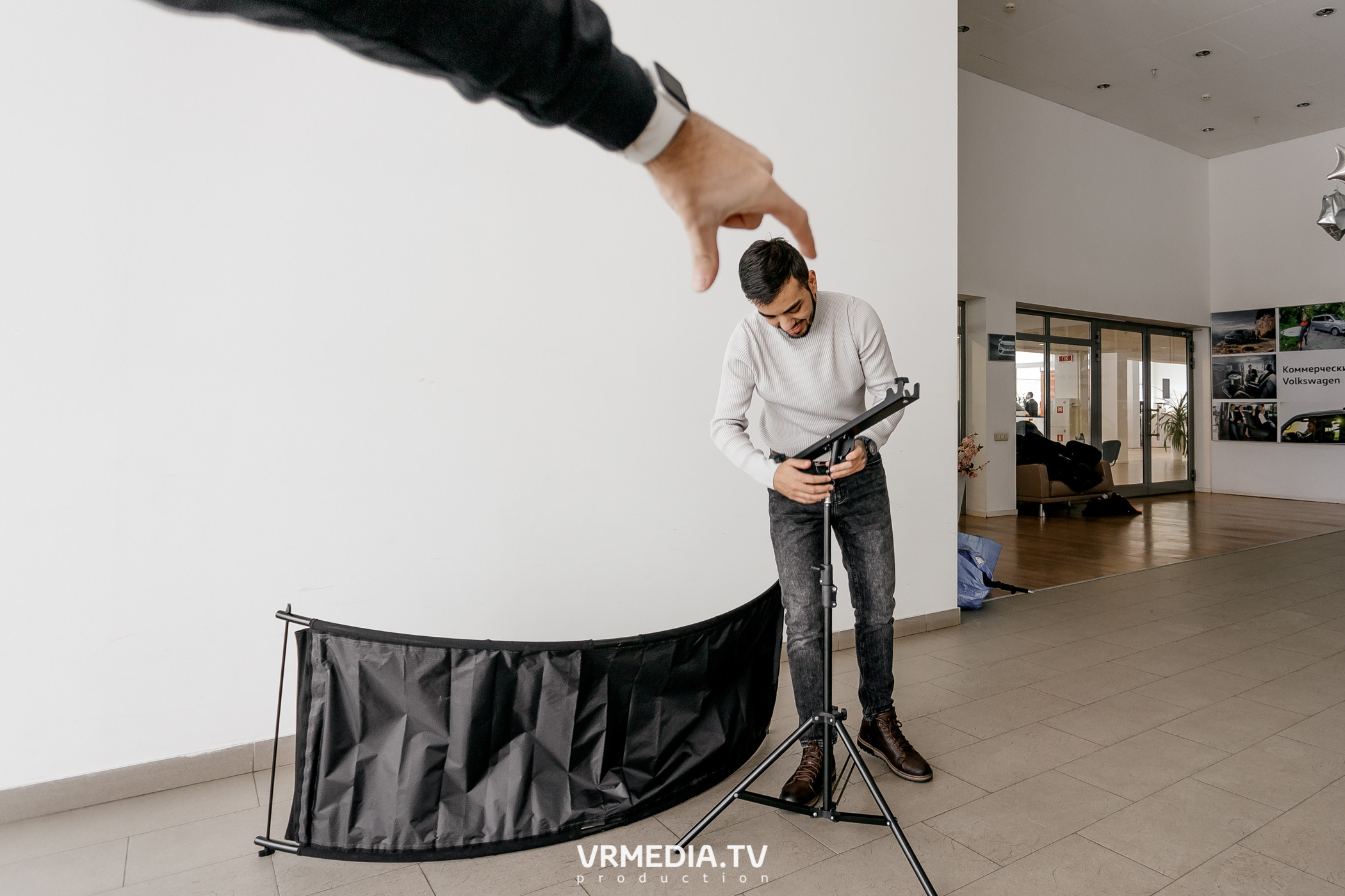 Backstage. Портретная фотосъемка для Сибэнпекс