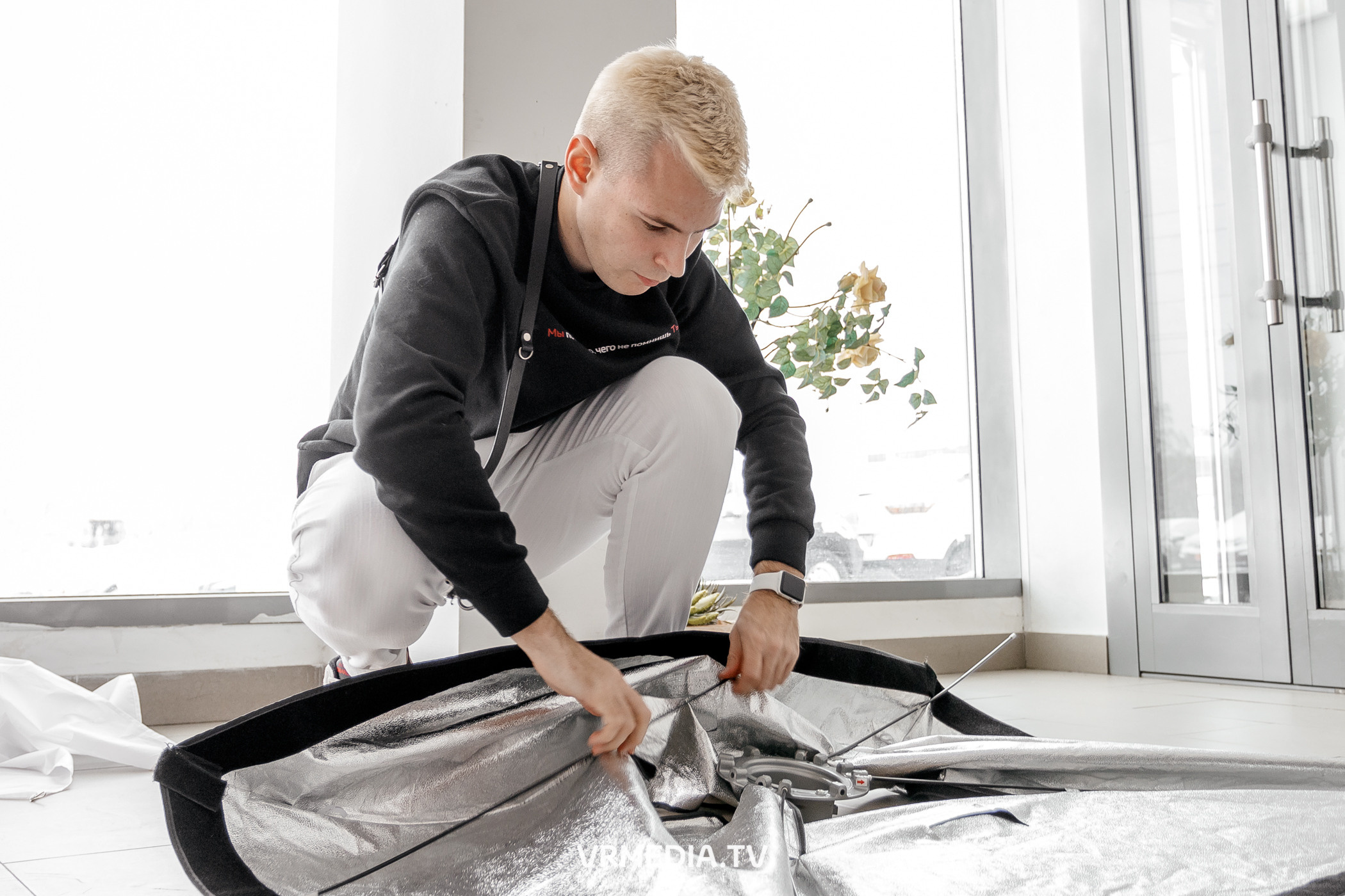 Backstage. Портретная фотосъемка для Сибэнпекс