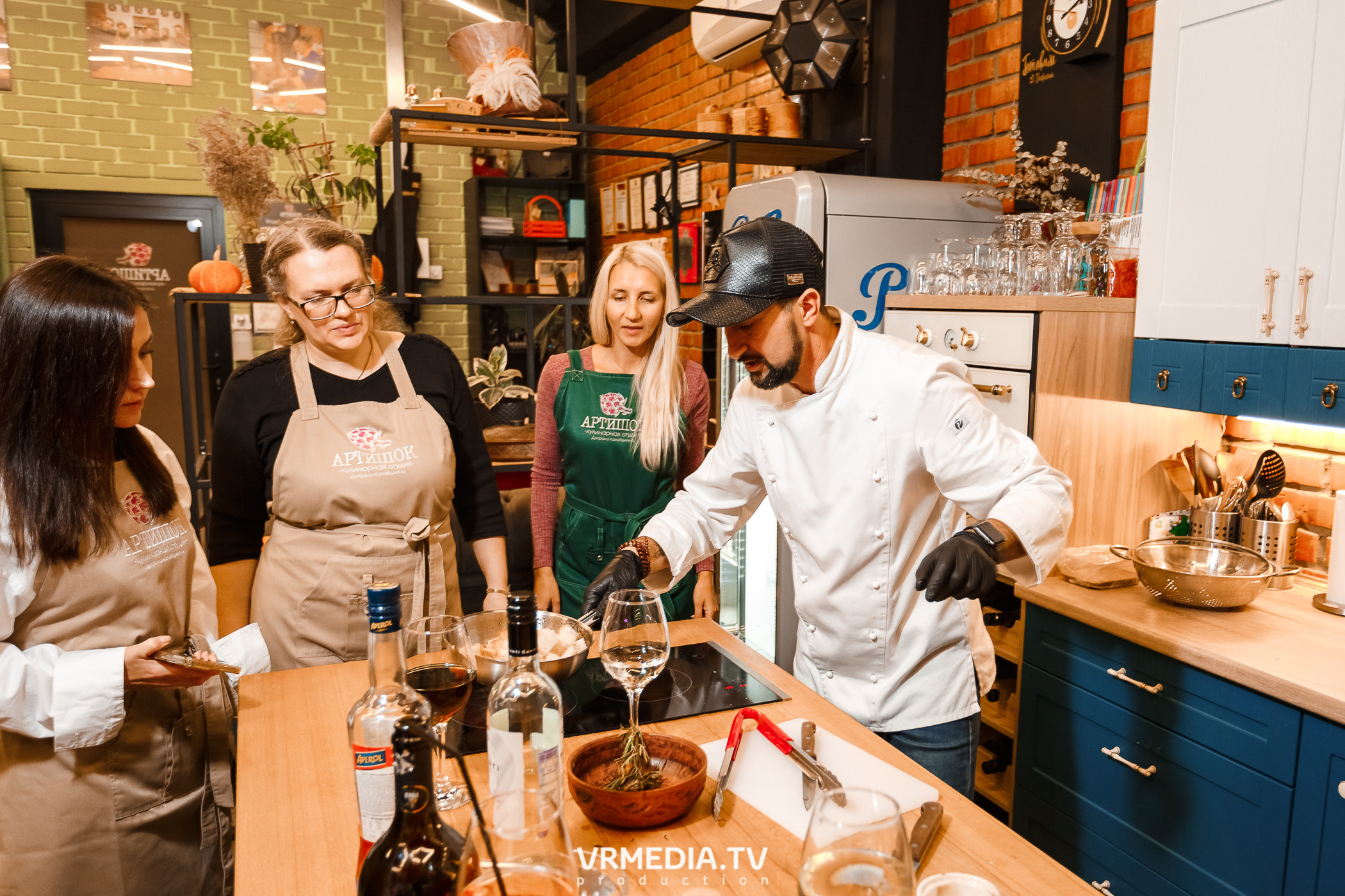 Кулинарный мастер-класс в студии «Артишок»