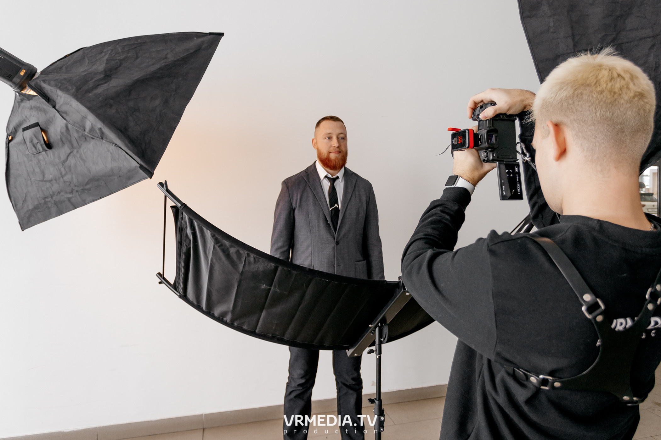 Backstage. Портретная фотосъемка для Сибэнпекс