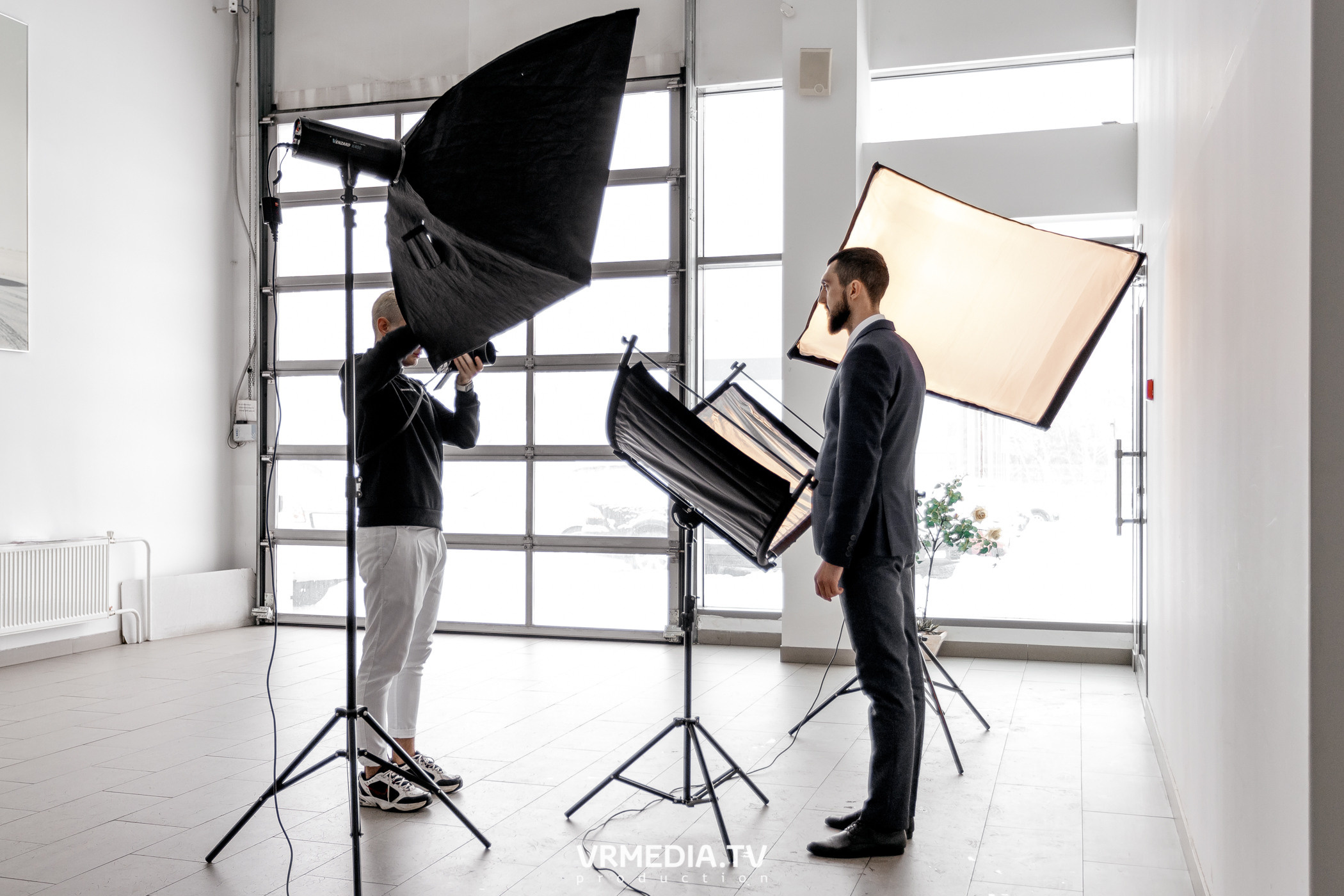 Backstage. Портретная фотосъемка для Сибэнпекс