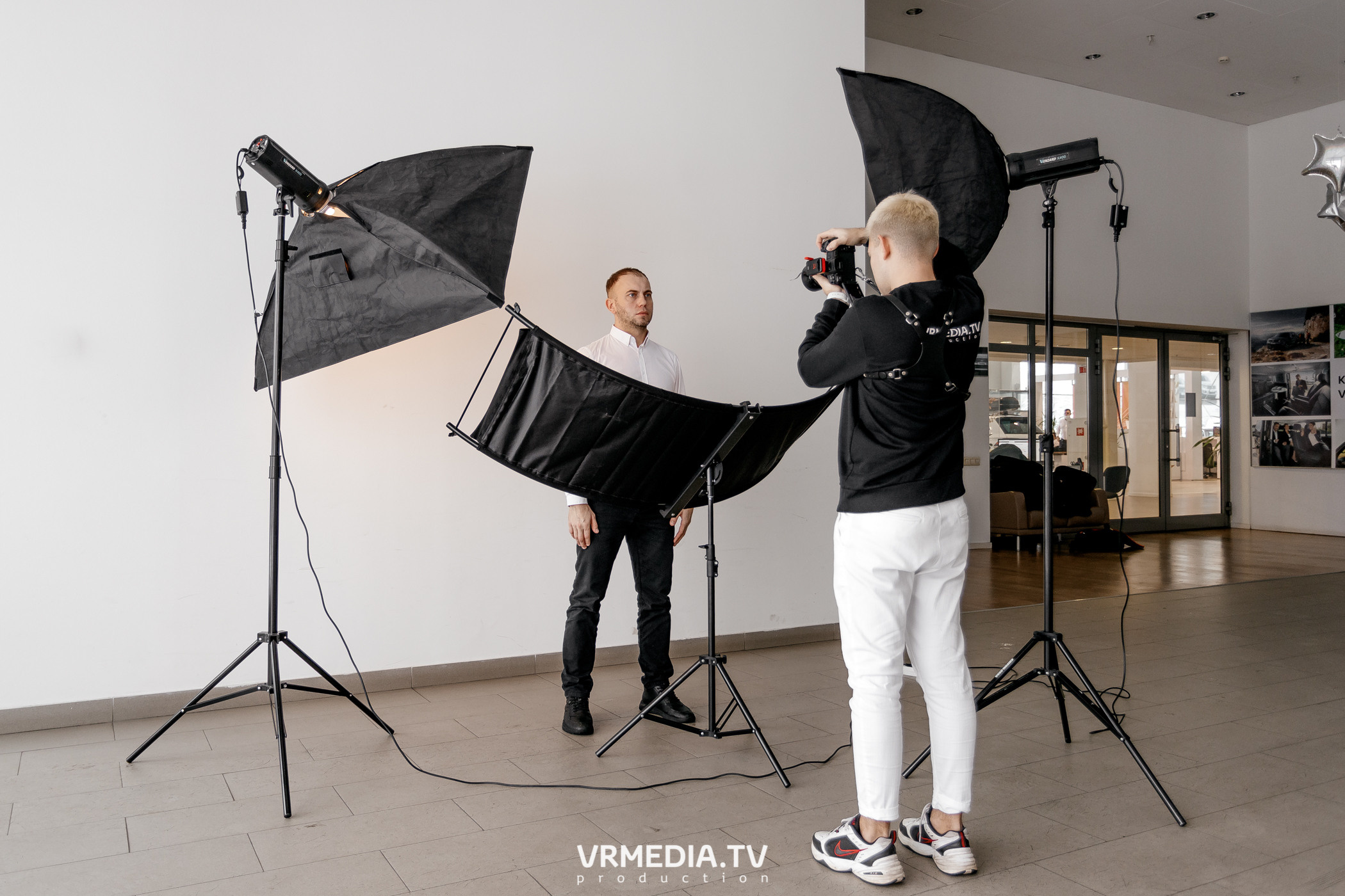 Backstage. Портретная фотосъемка для Сибэнпекс