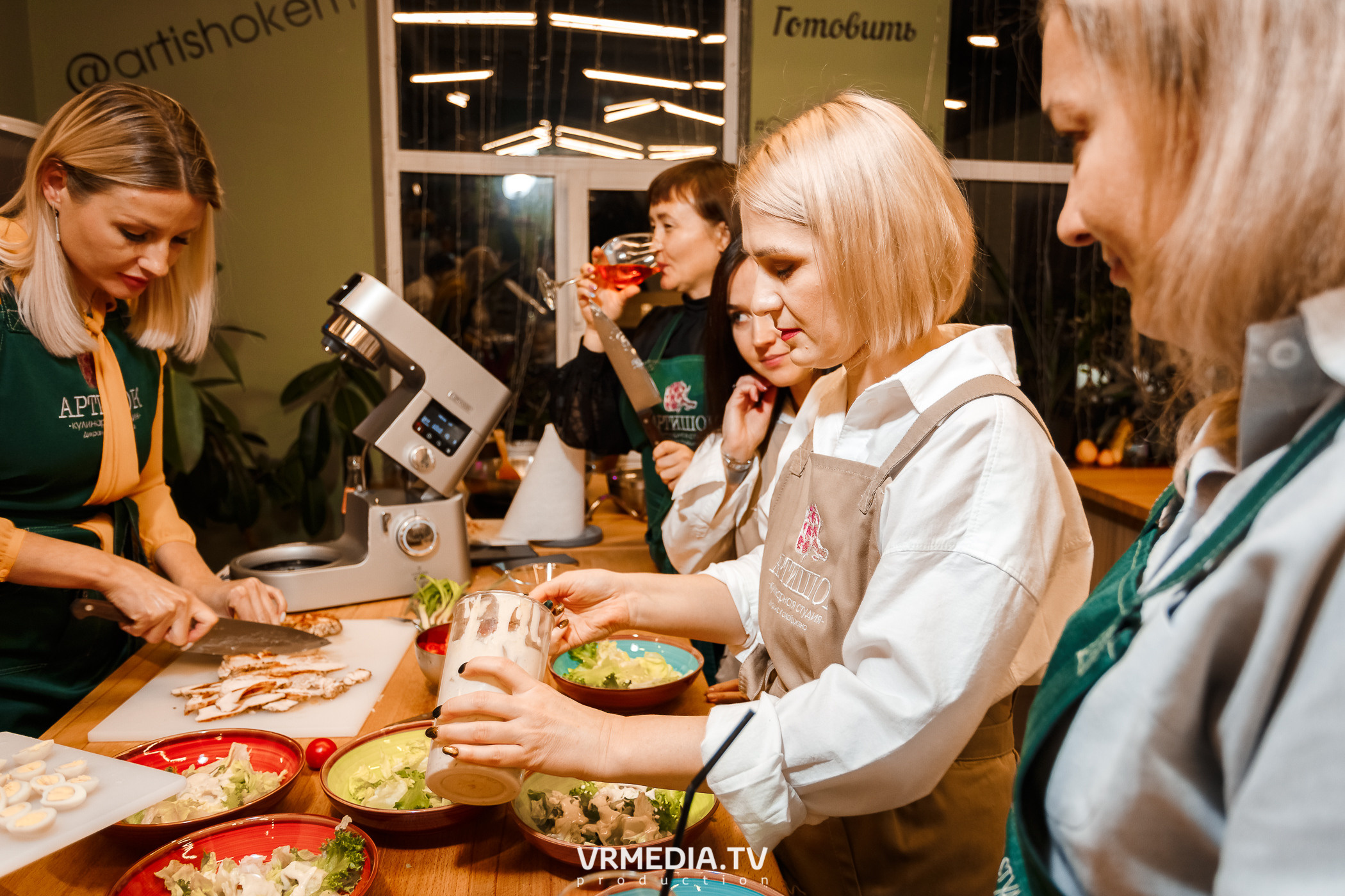 Кулинарный мастер-класс в студии «Артишок»