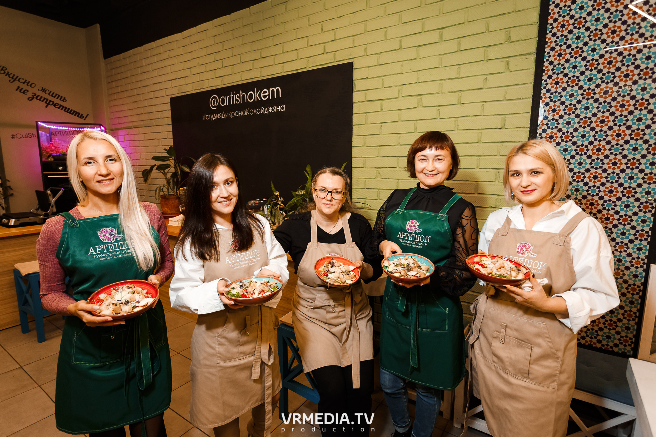 Кулинарный мастер-класс в студии «Артишок»