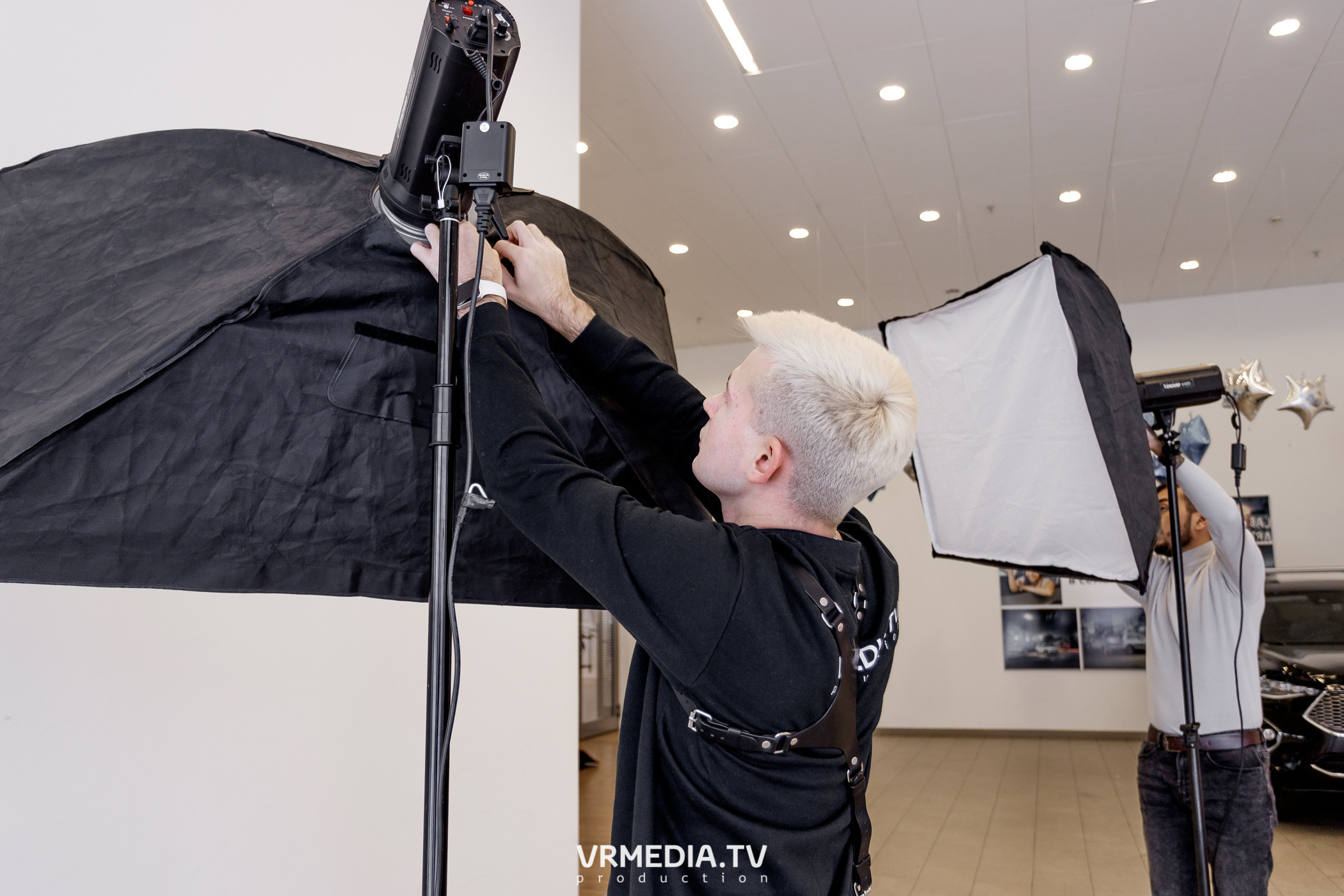 Backstage. Портретная фотосъемка для Сибэнпекс