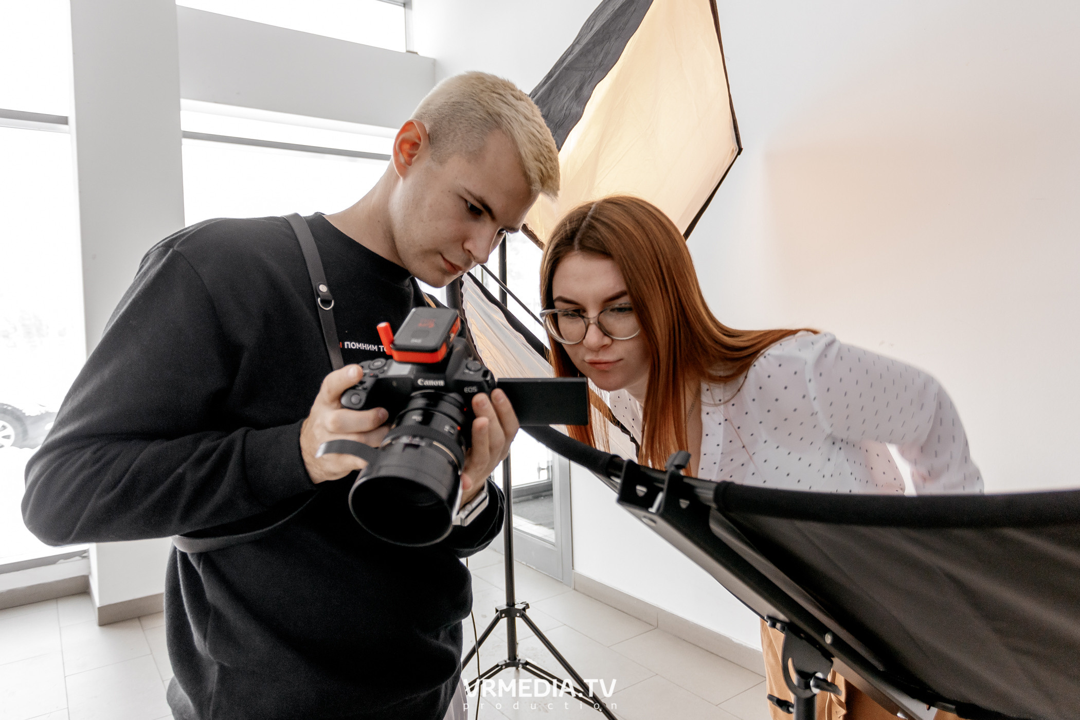 Backstage. Портретная фотосъемка для Сибэнпекс