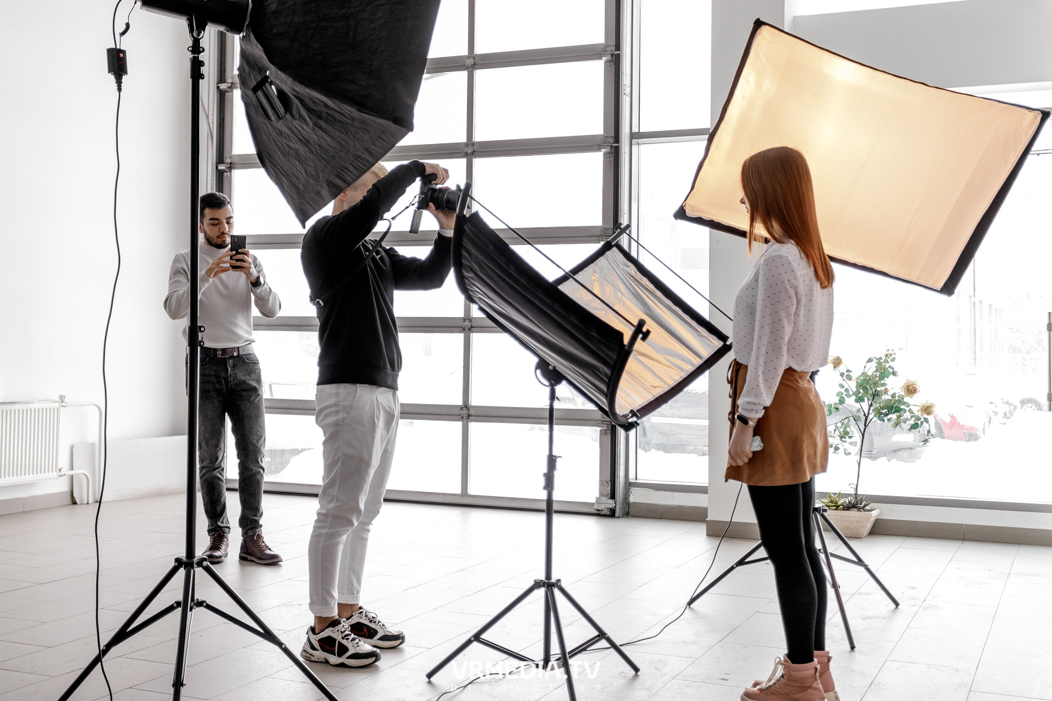 Backstage. Портретная фотосъемка для Сибэнпекс