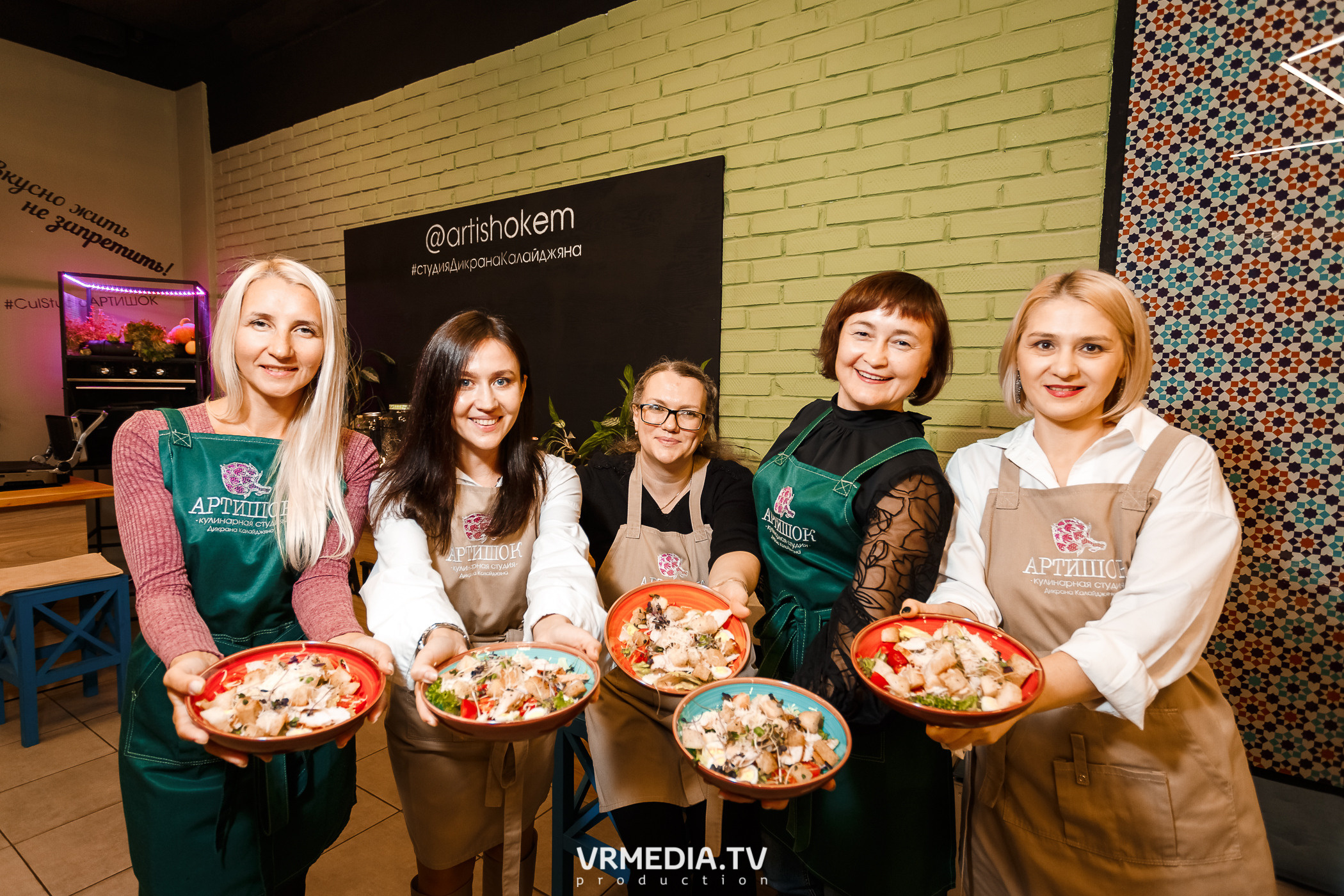 Кулинарный мастер-класс в студии «Артишок»