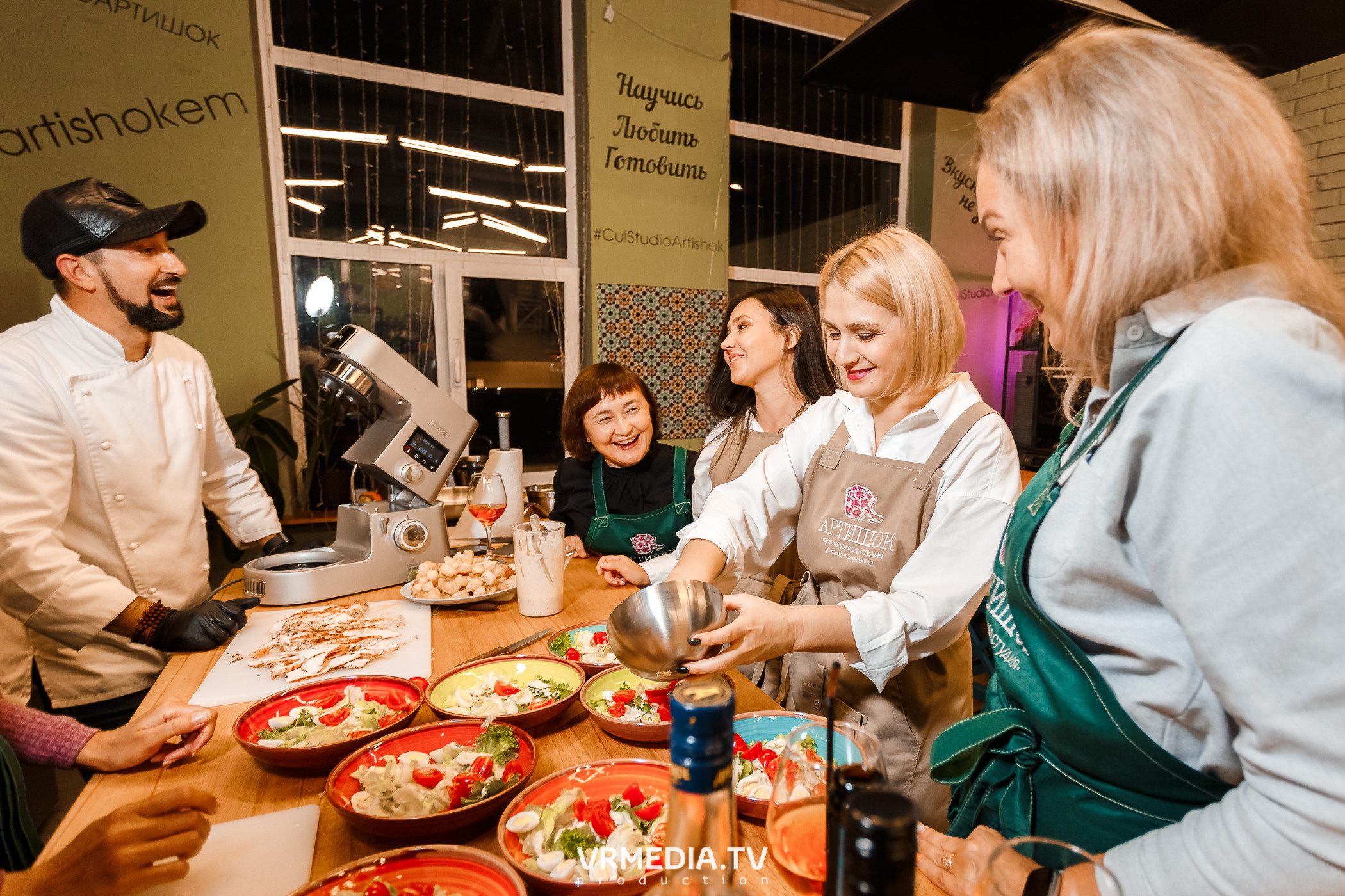 Кулинарный мастер-класс в студии «Артишок»