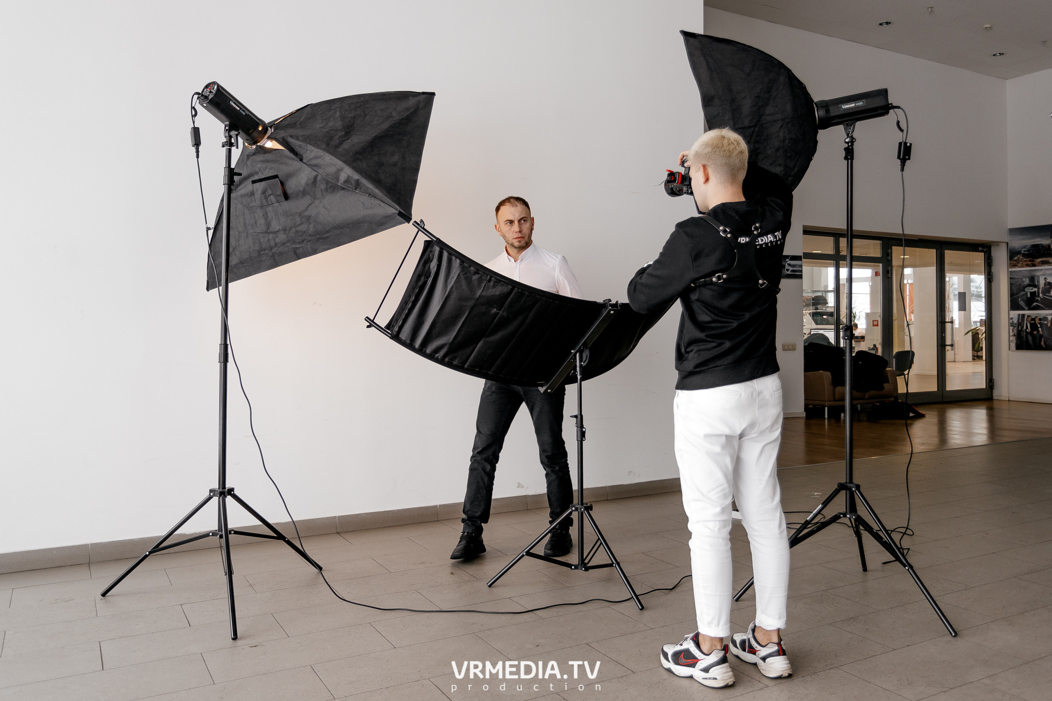 Backstage. Портретная фотосъемка для Сибэнпекс