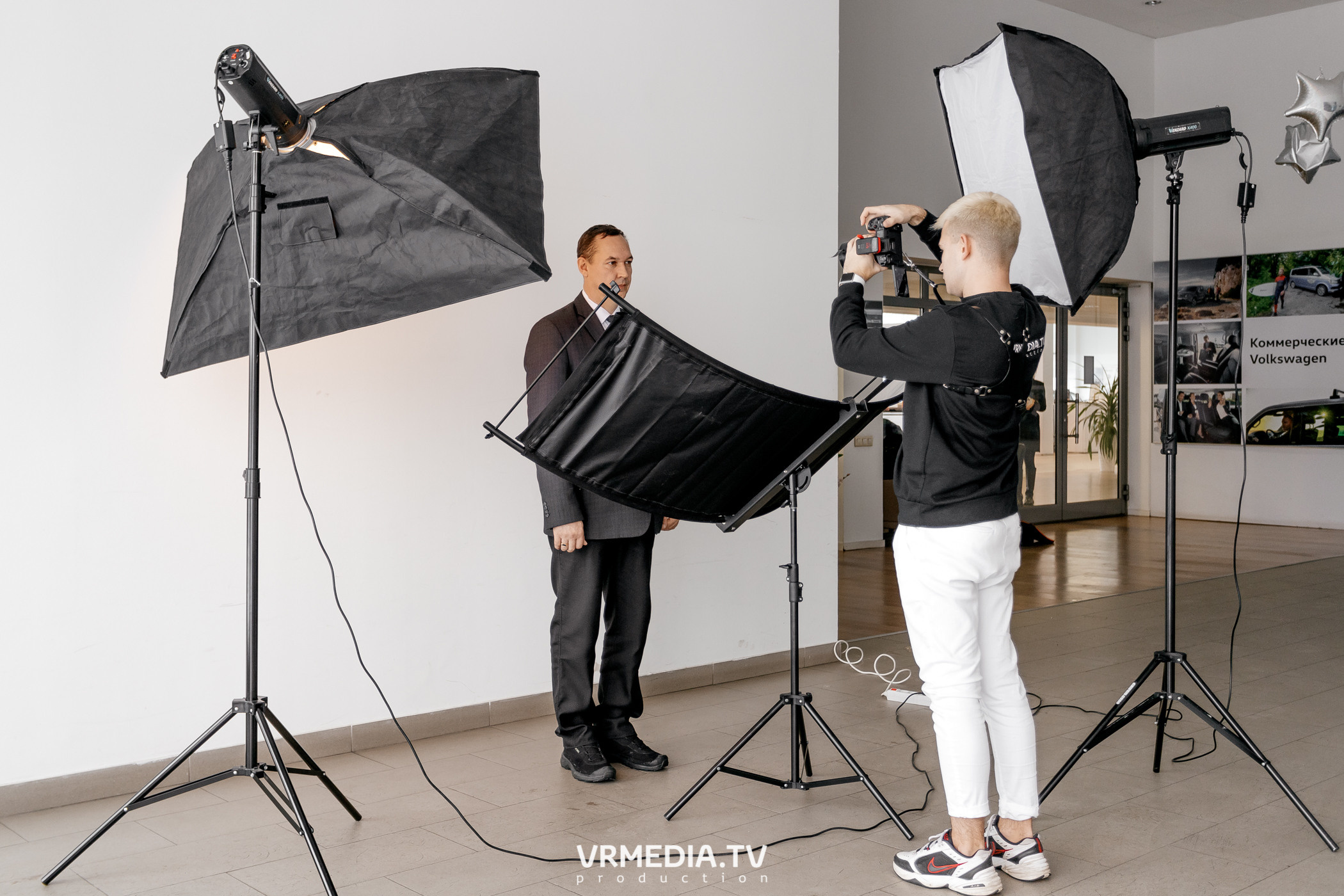 Backstage. Портретная фотосъемка для Сибэнпекс