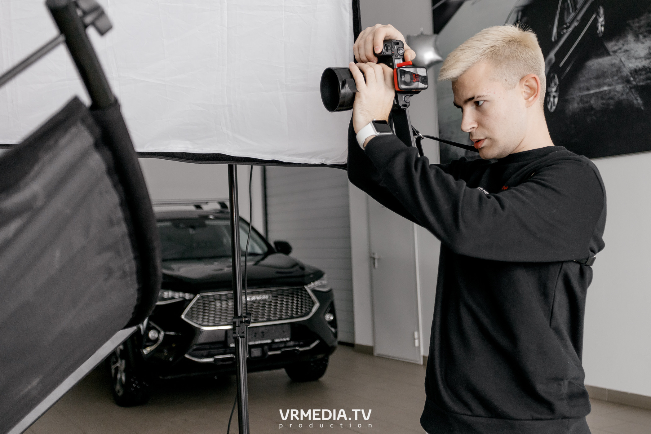 Backstage. Портретная фотосъемка для Сибэнпекс