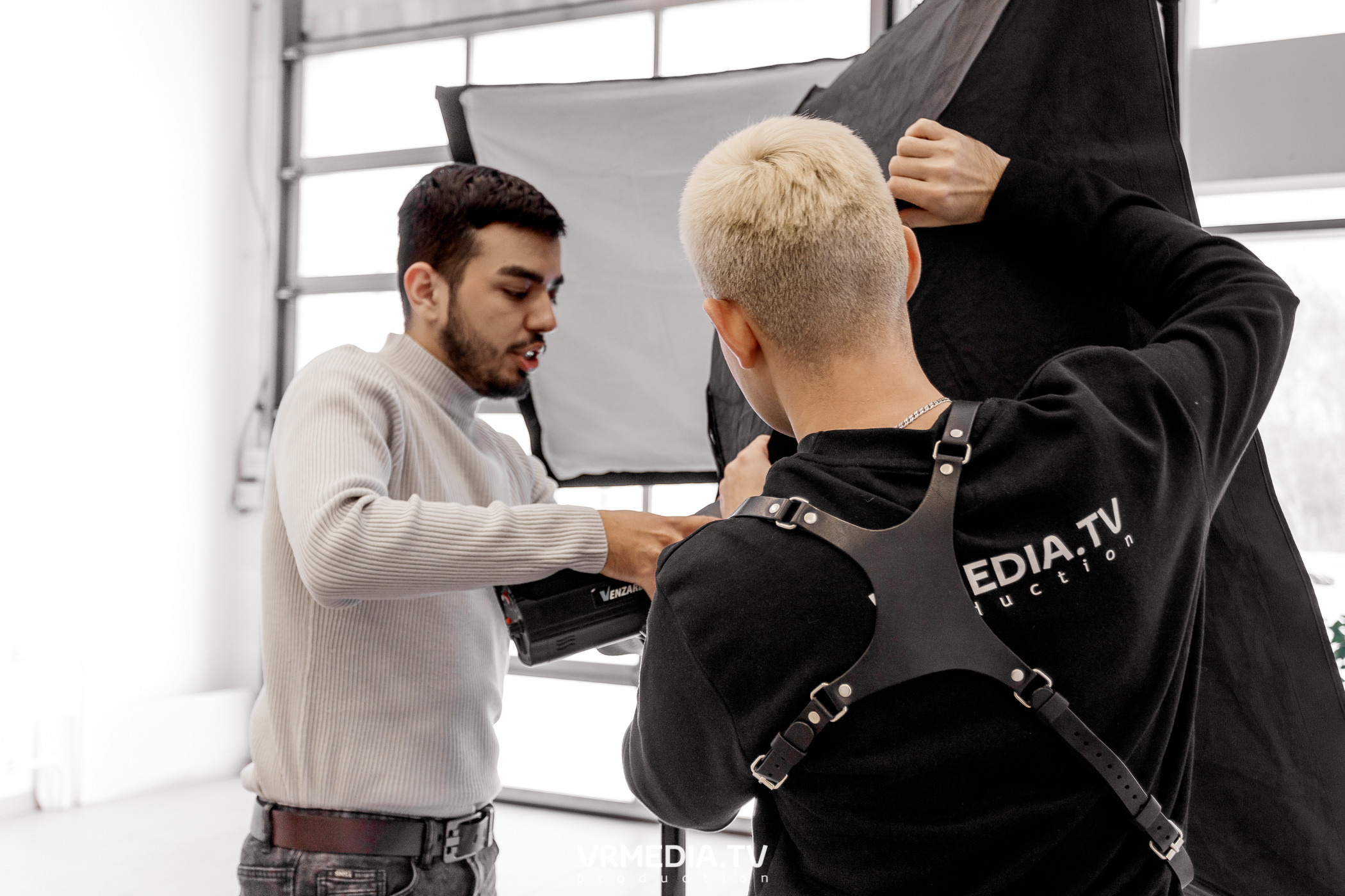 Backstage. Портретная фотосъемка для Сибэнпекс