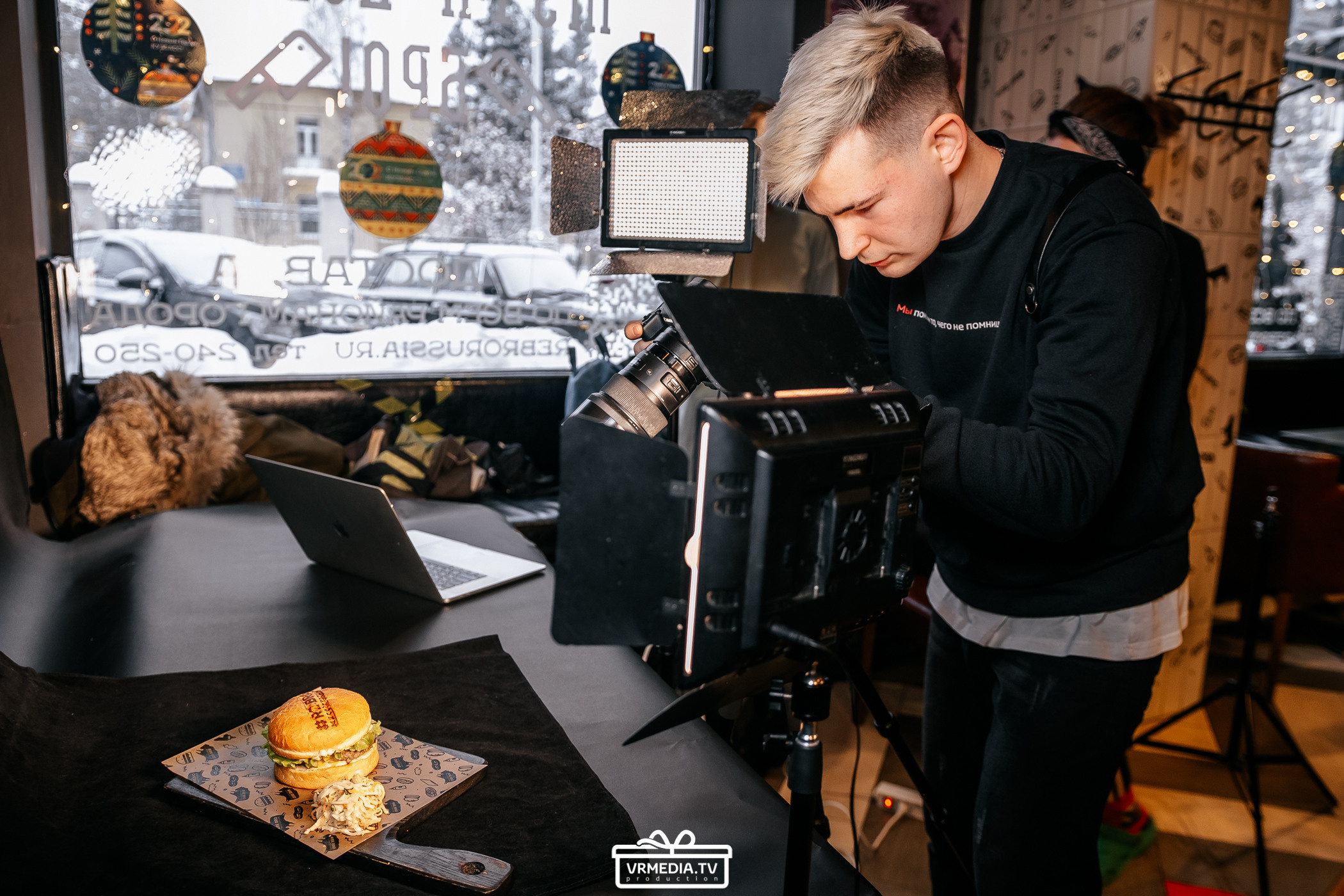 Backstage. Фуд-съемка для RE: BRO