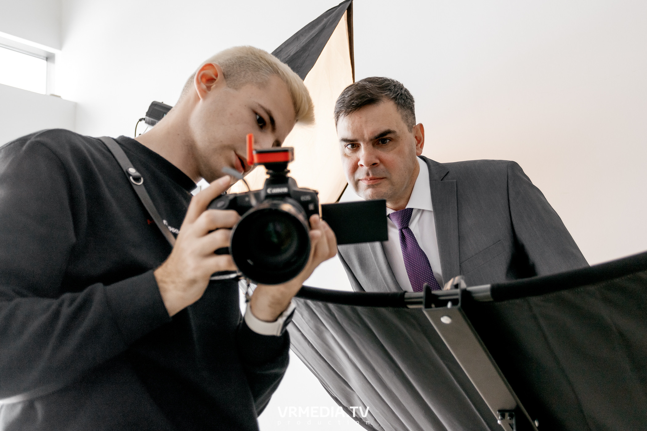 Backstage. Портретная фотосъемка для Сибэнпекс