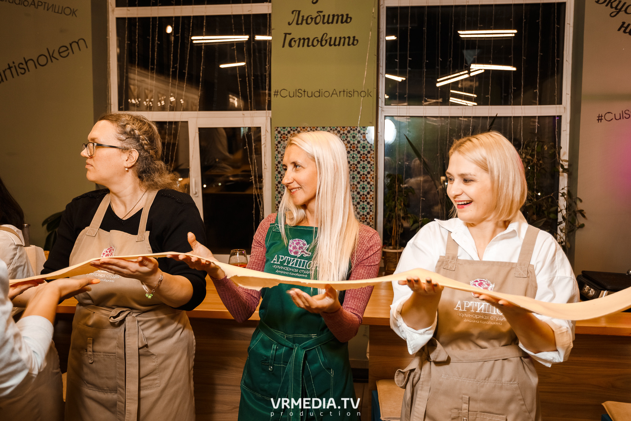 Кулинарный мастер-класс в студии «Артишок»