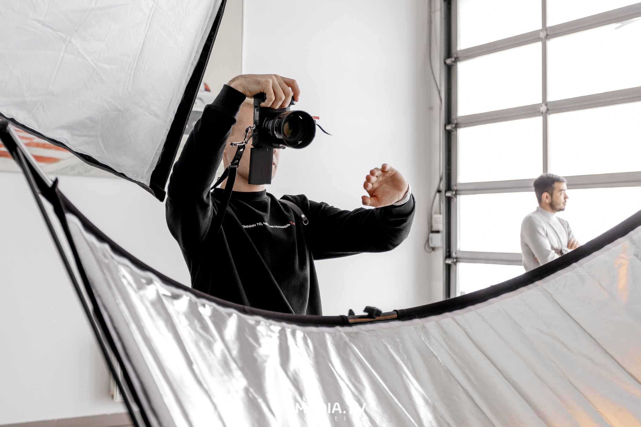 Backstage. Портретная фотосъемка для Сибэнпекс