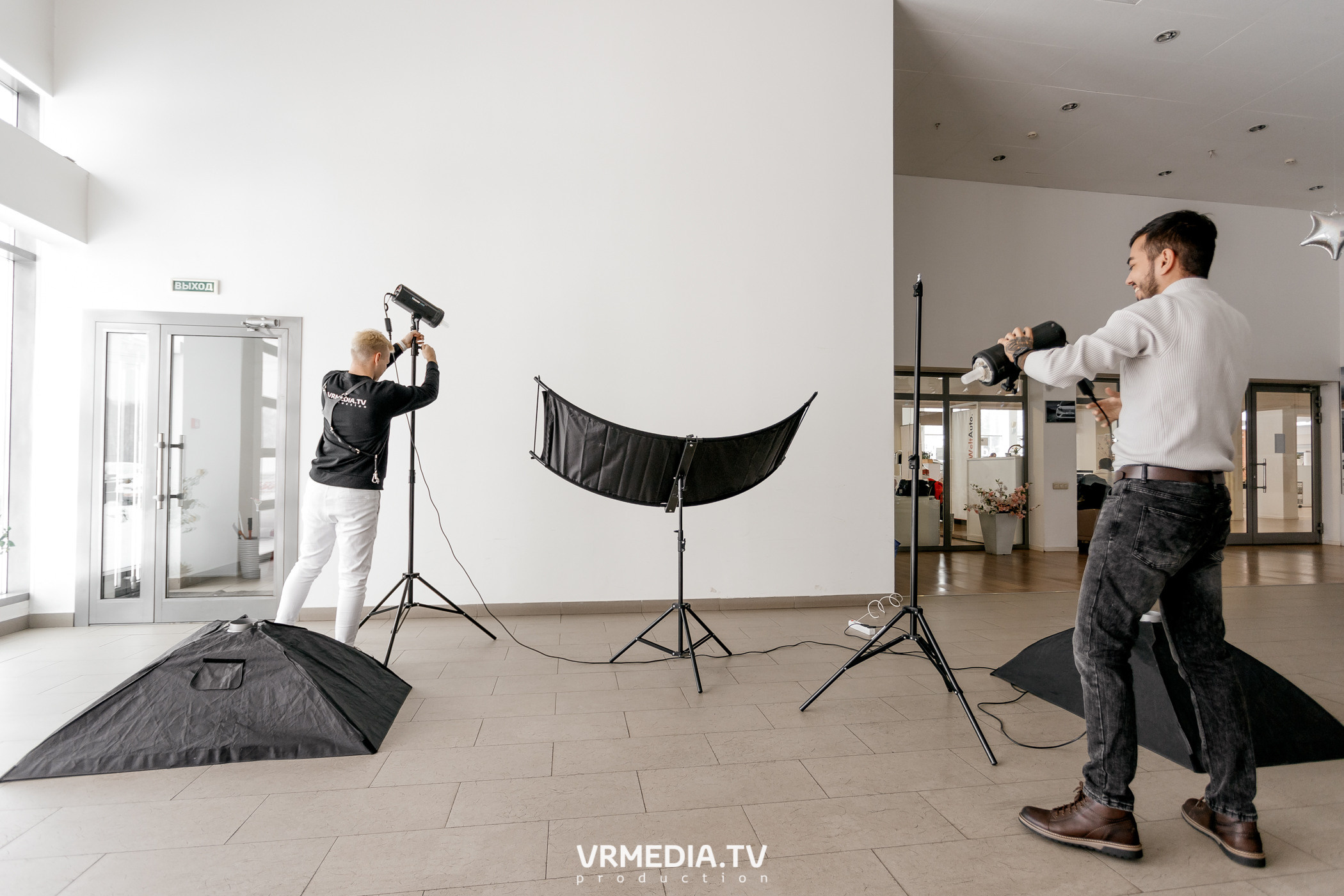 Backstage. Портретная фотосъемка для Сибэнпекс