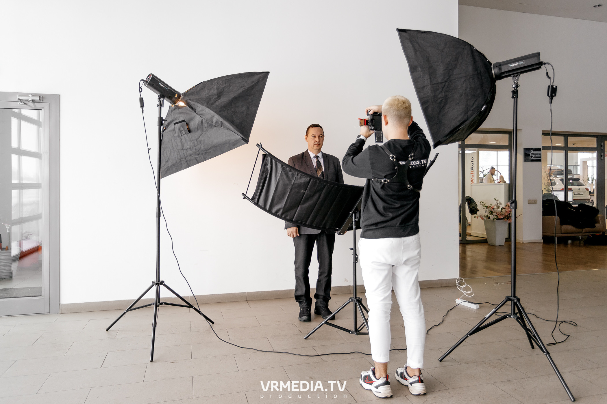 Backstage. Портретная фотосъемка для Сибэнпекс