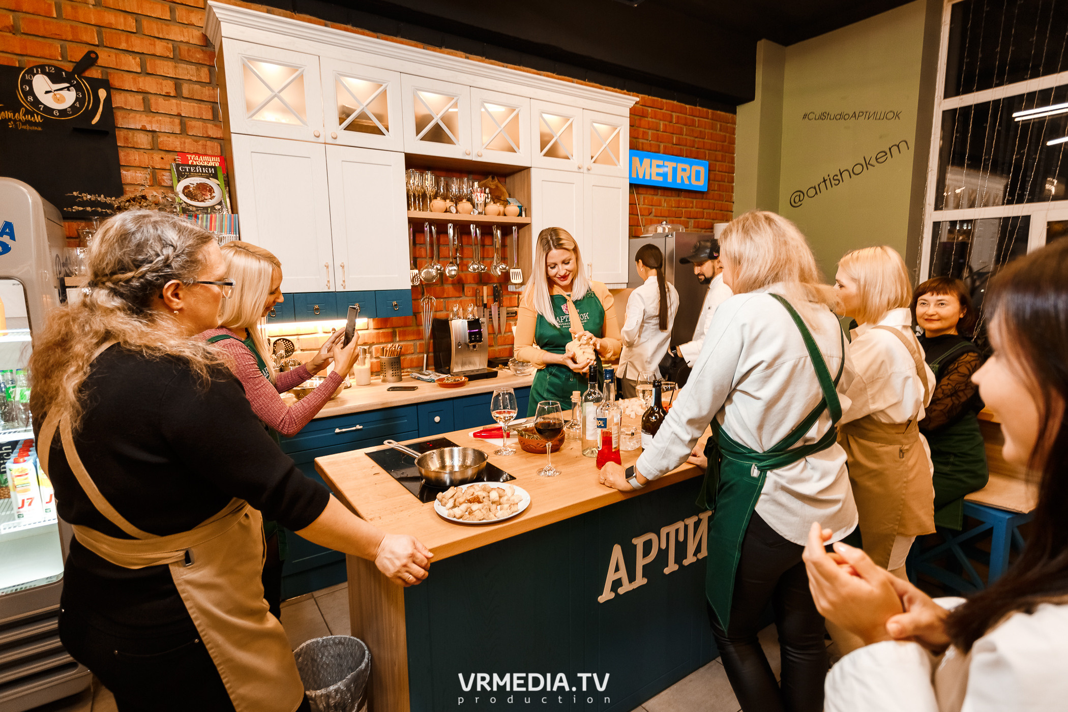 Кулинарный мастер-класс в студии «Артишок»