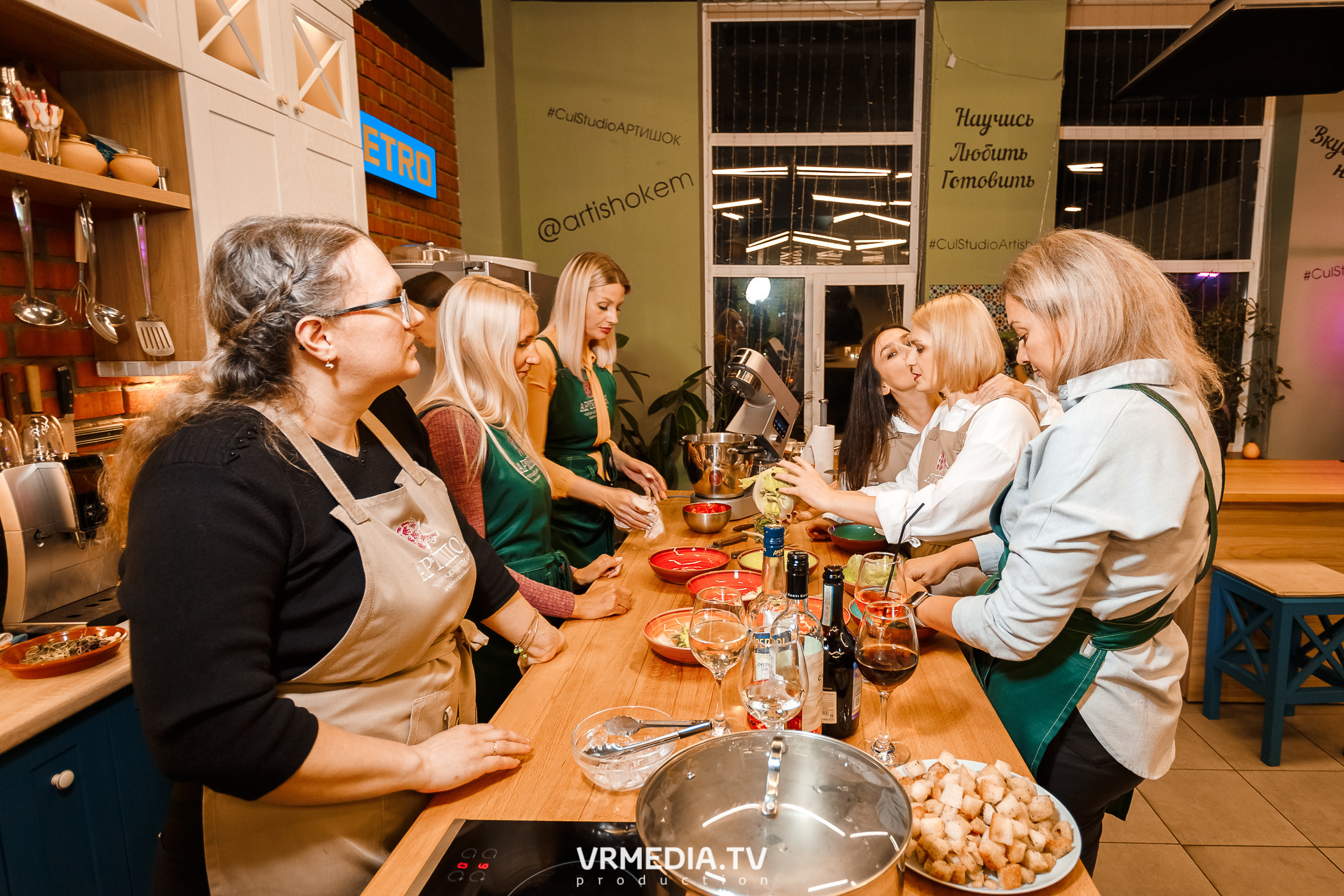 Кулинарный мастер-класс в студии «Артишок»