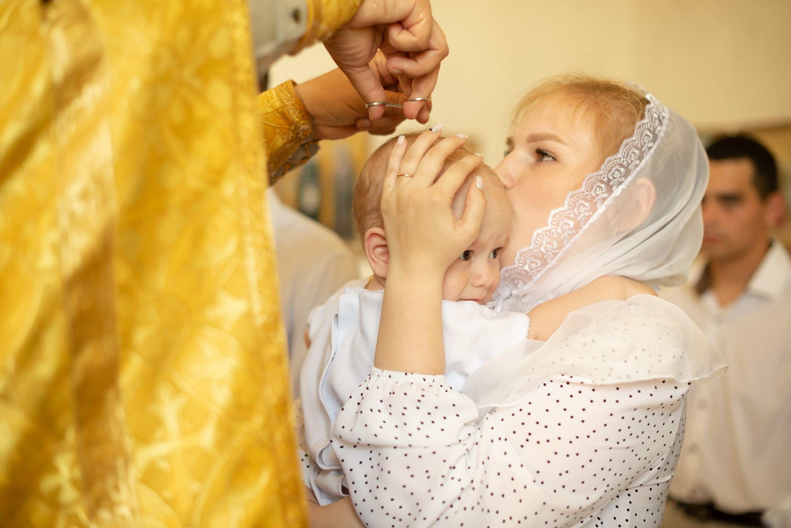 Таинство крещения Давида. Свадебный, семейный и портретный фотограф в Суворове Анастасия Седыкин