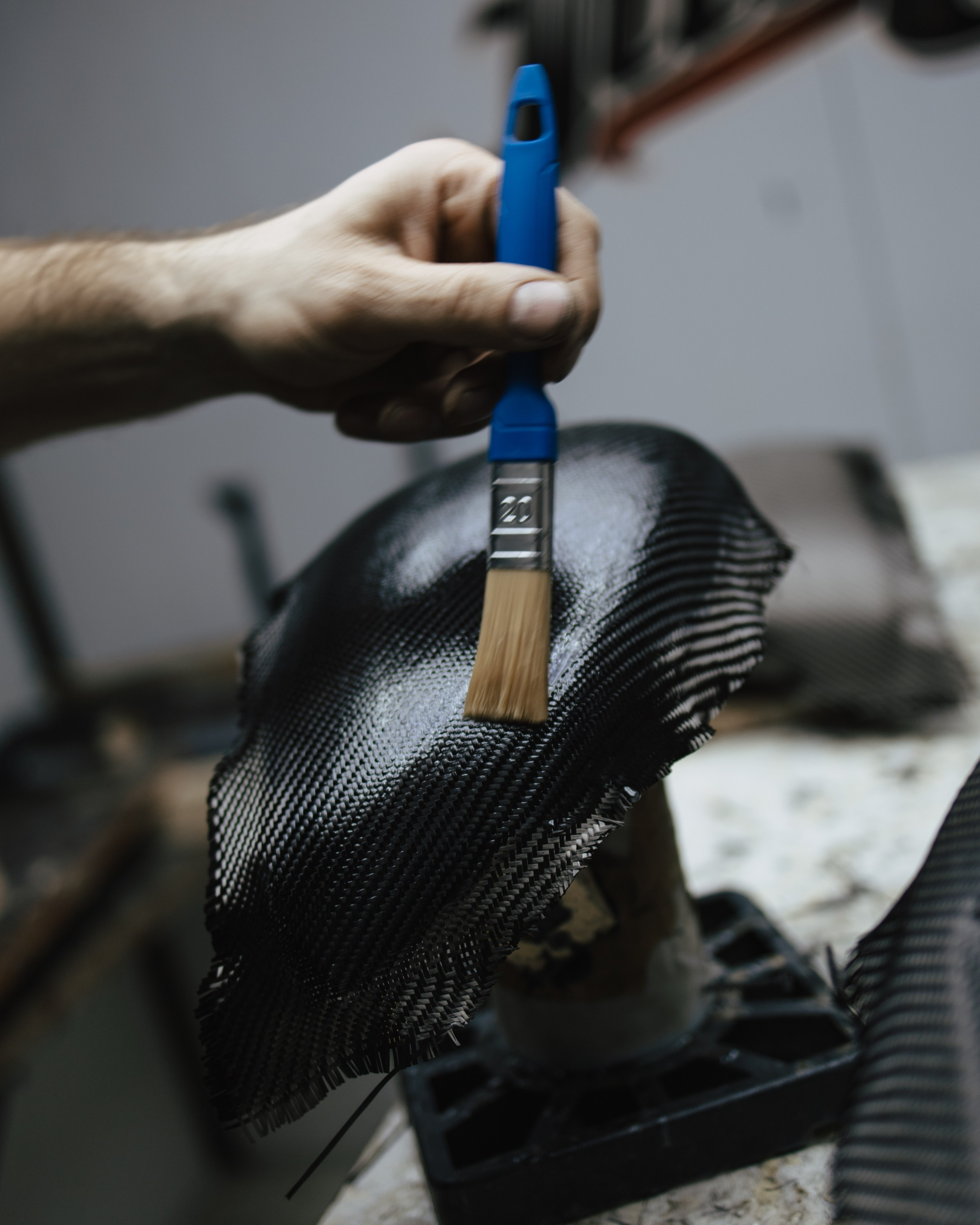 Mercedes SL63 amg классический карбон глянцевых элементов кузова. DeLorein