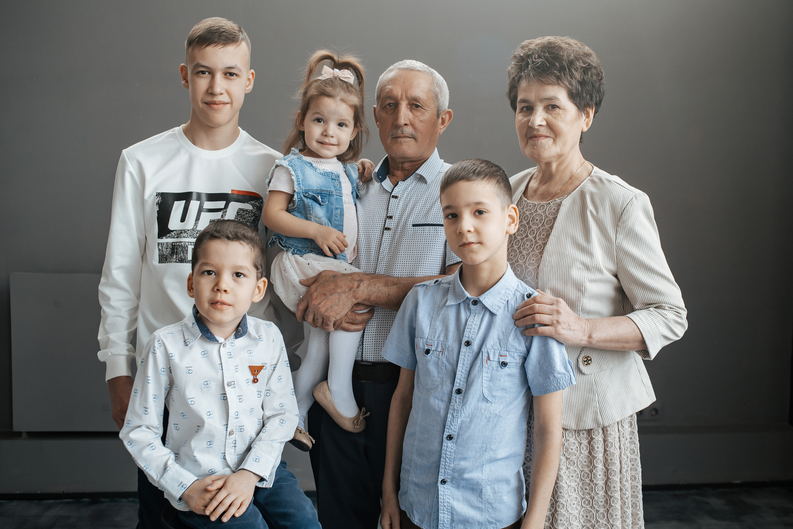 Семейная фотосъёмка в студии. Фотограф Екатерина Шереметова Ижевск Сарапул Воткинск