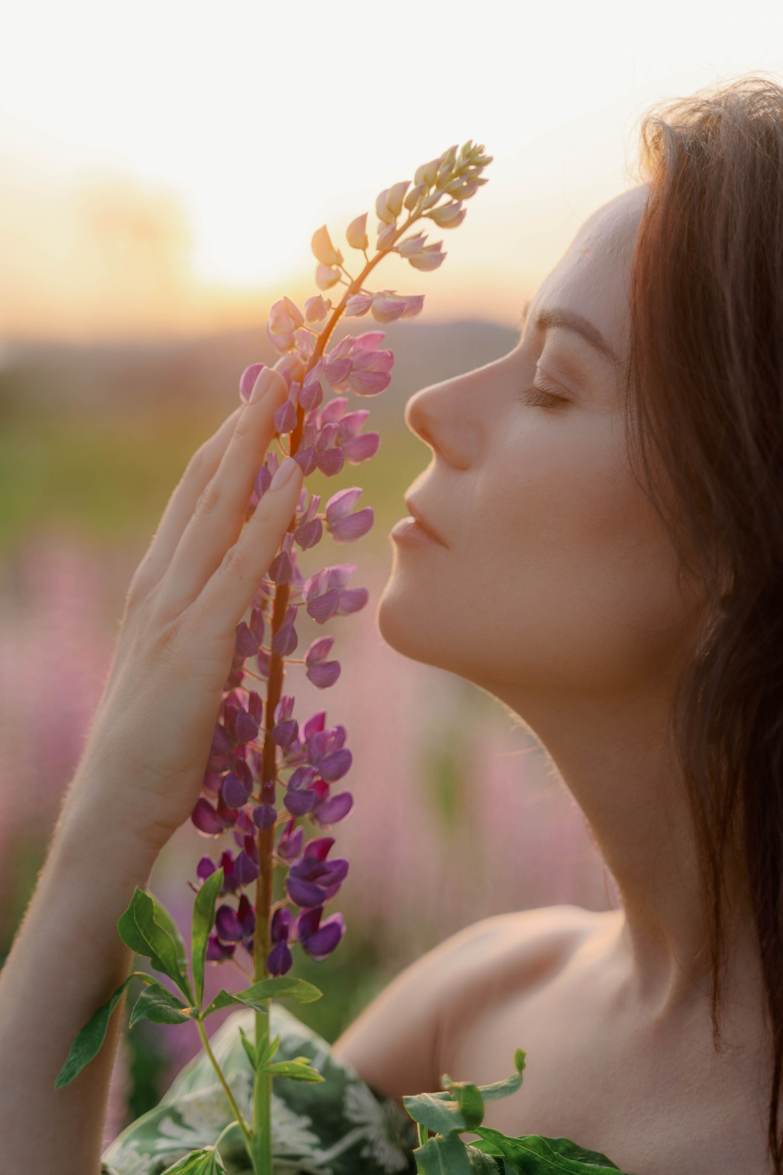 Наташа и люпины. Фотограф и видеограф в Москве и Абу Даби Мария Кулагина