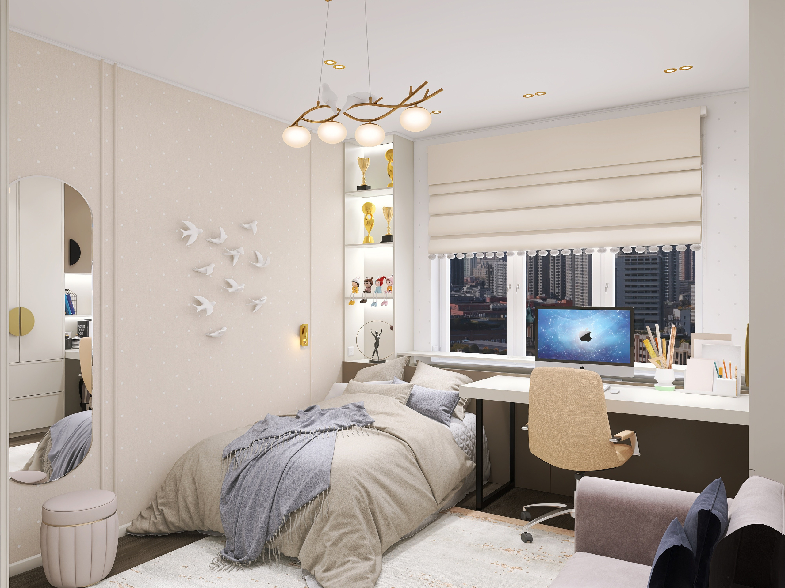 ЖК Северное сияние. Площадь 80 кв. м. Дизайнер интерьера в Новосибирске_Елена Сергеева