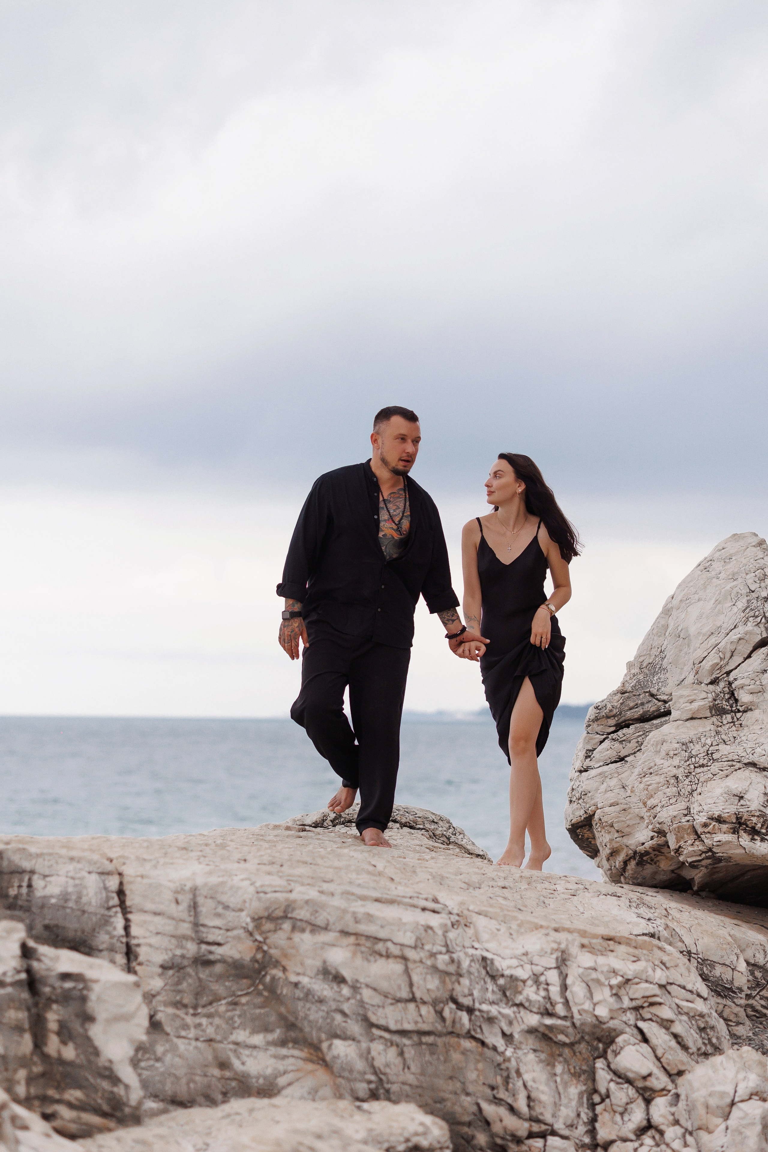 Парная фотосессия у моря. Свадебный и семейный фотограф в Сочи Денис Вялов