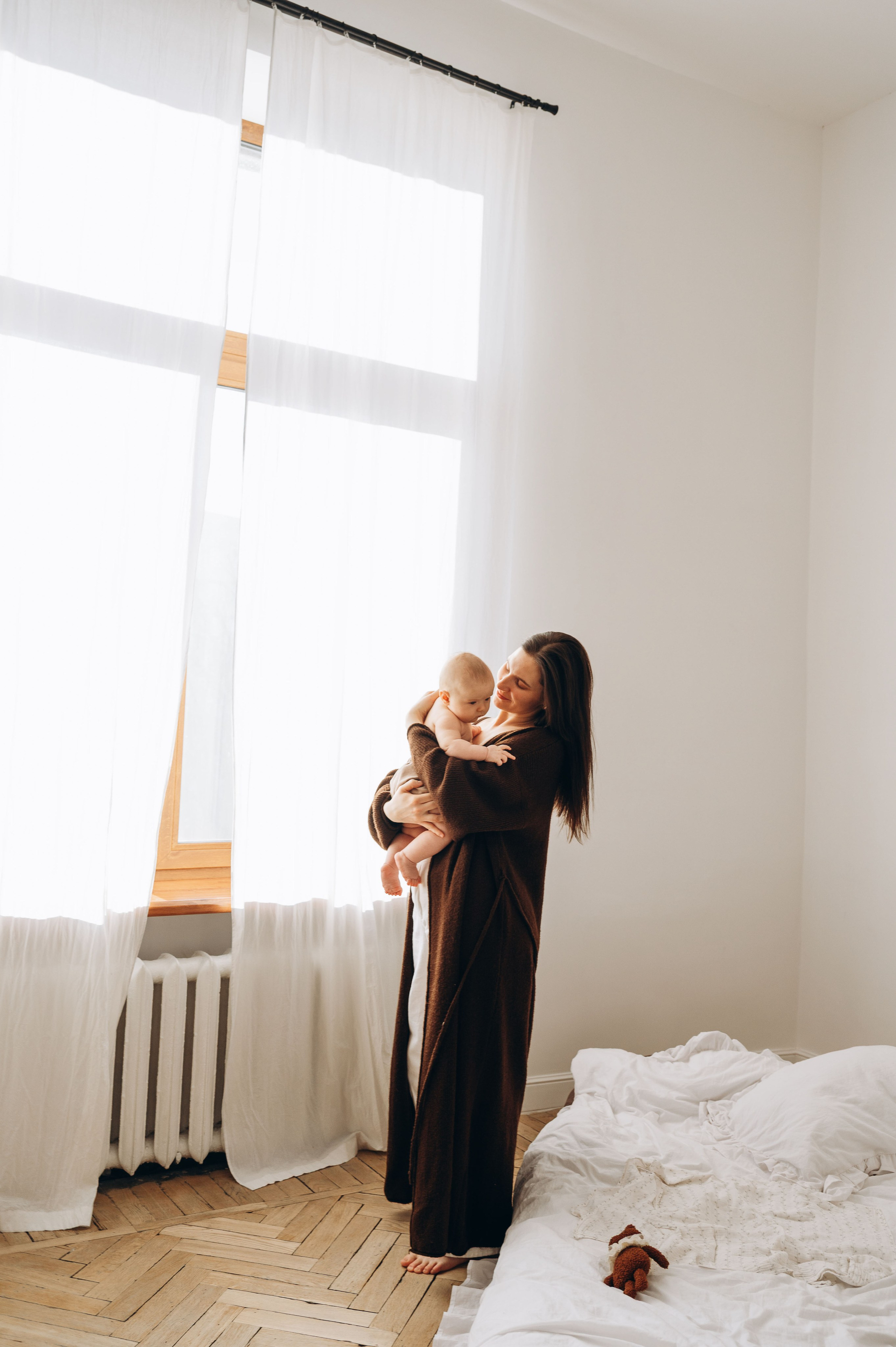 Ангелина, Ева и Аня. Фотограф беременности и семьи, домашние съемки, Ньюборн