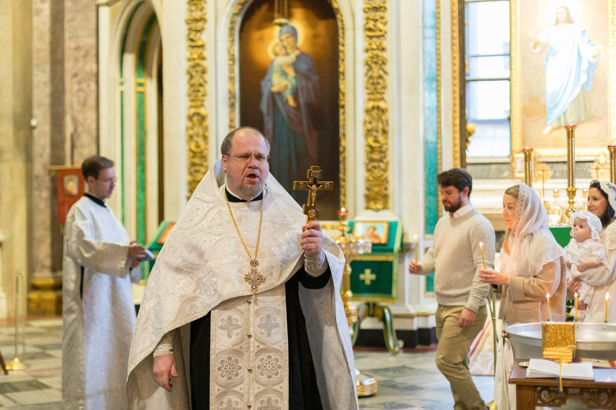 Крещение в Исакиевском соборе. Детский и контент фотограф Надя Волкова Санкт-Петербург