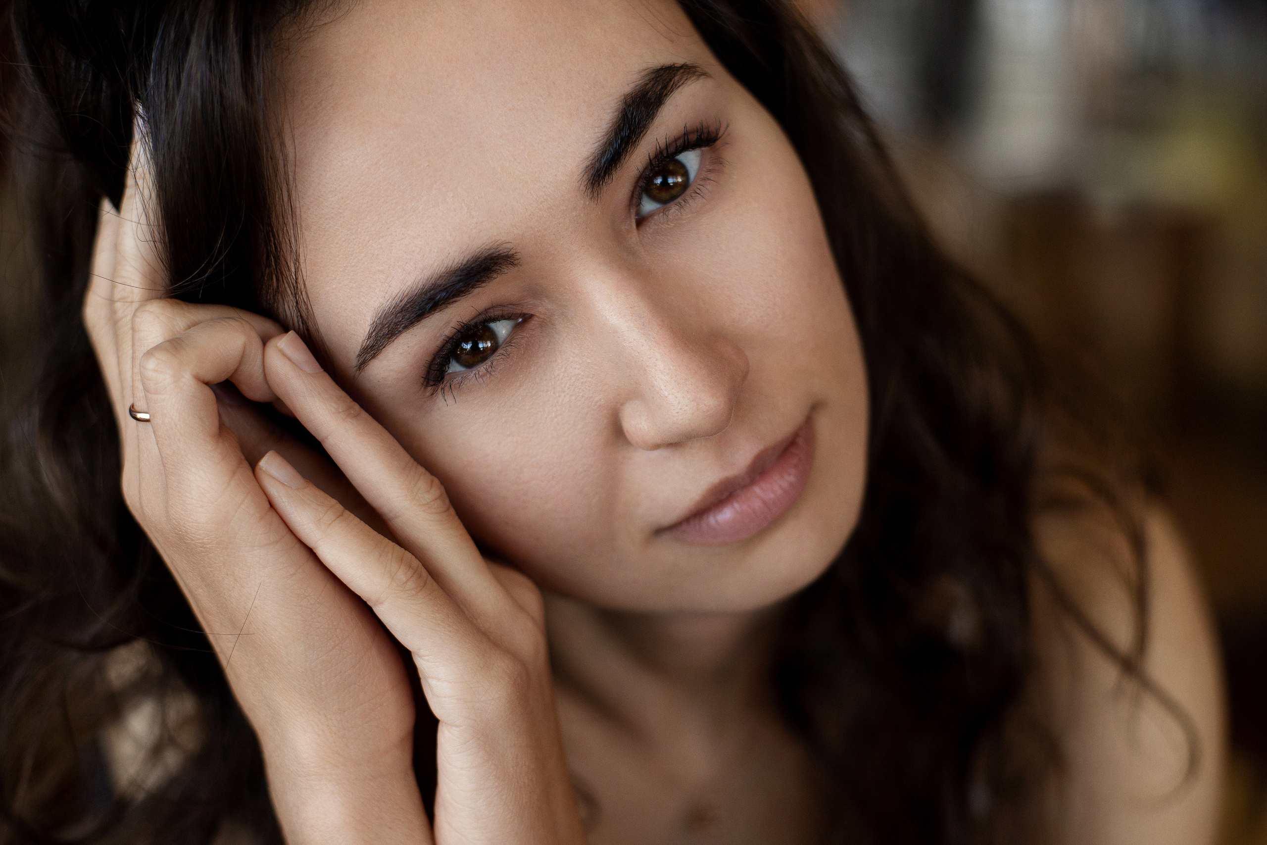 Женская портретная фотосессия в кафе. Портретный и семейный фотограф в Москве Мария Рослякова