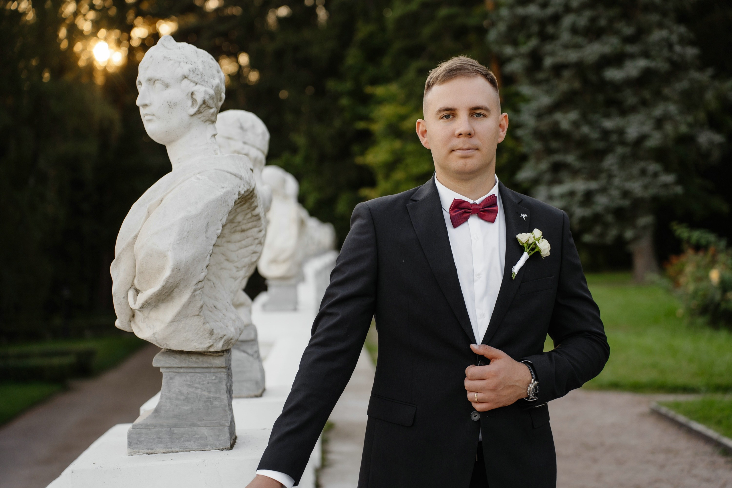 Свадьба в усадьбе Архангельское. Свадебный и семейный фотограф в Москве Светлана Зоткина