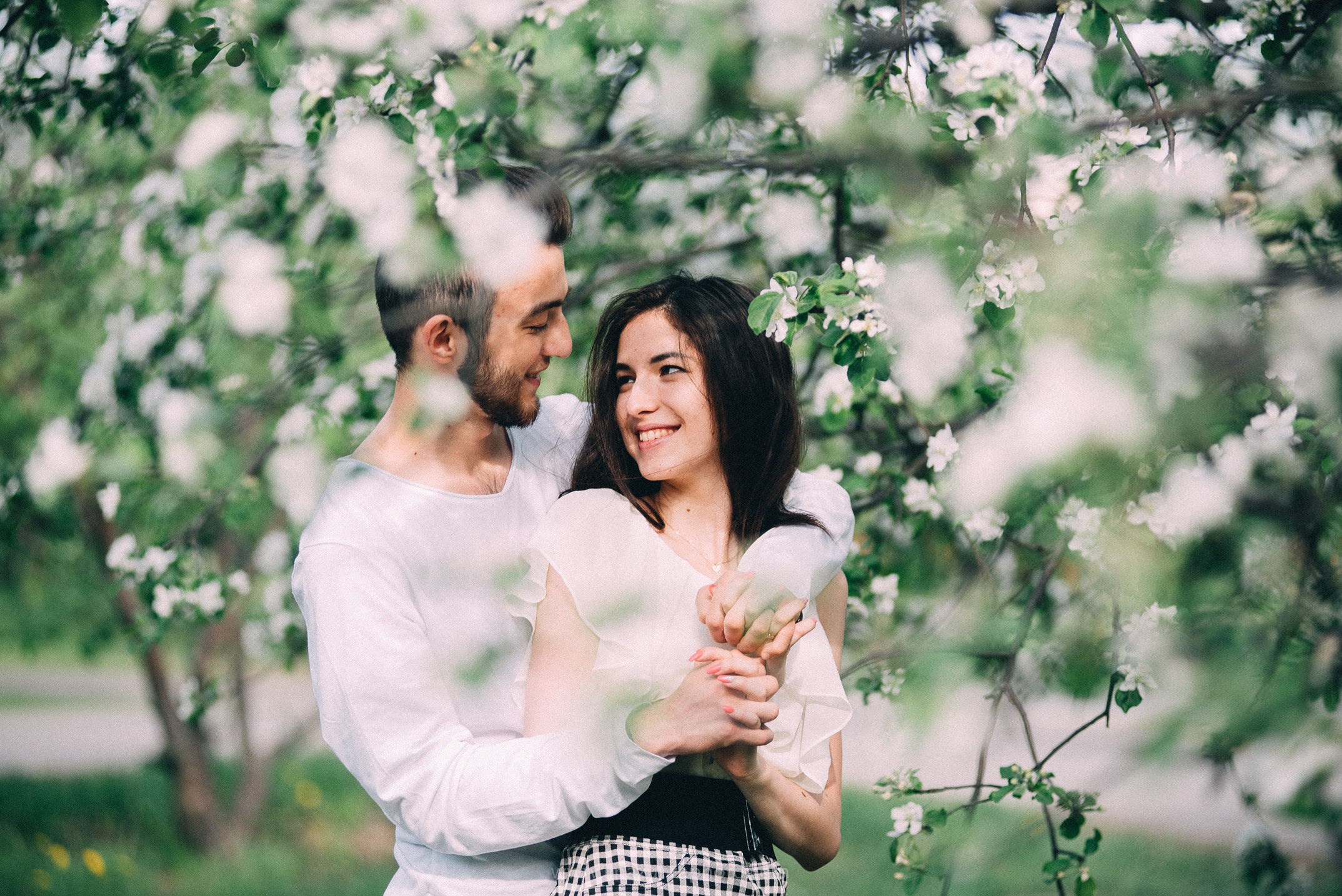 Алмаз и Айназ. Яблони