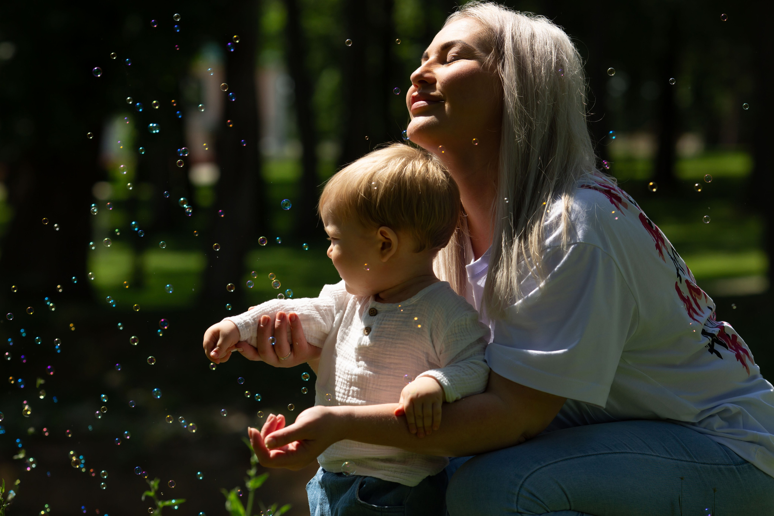 Семейная фотосессия Святослава в парке. Семейный и детский фотограф Анна Петракова