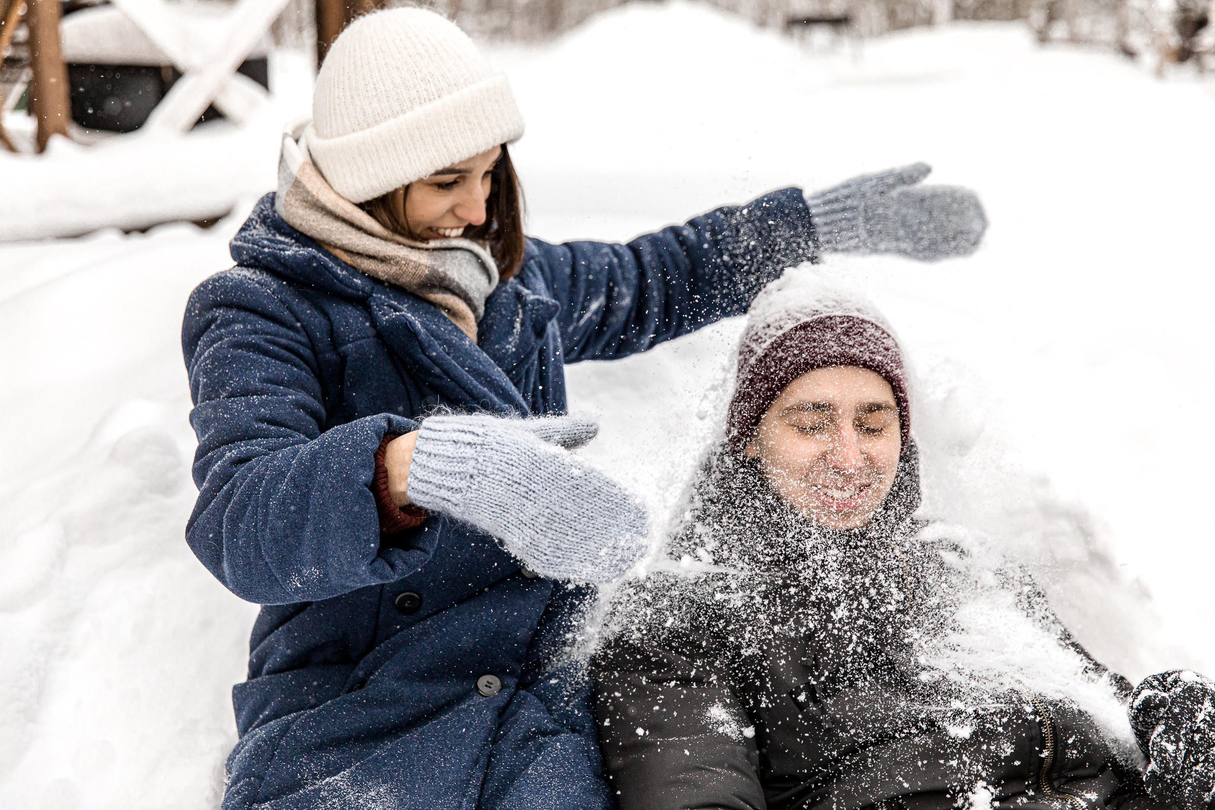 Зимняя прогулка. Фотограф Ян Ежов | Свадебный фотограф в Томске
