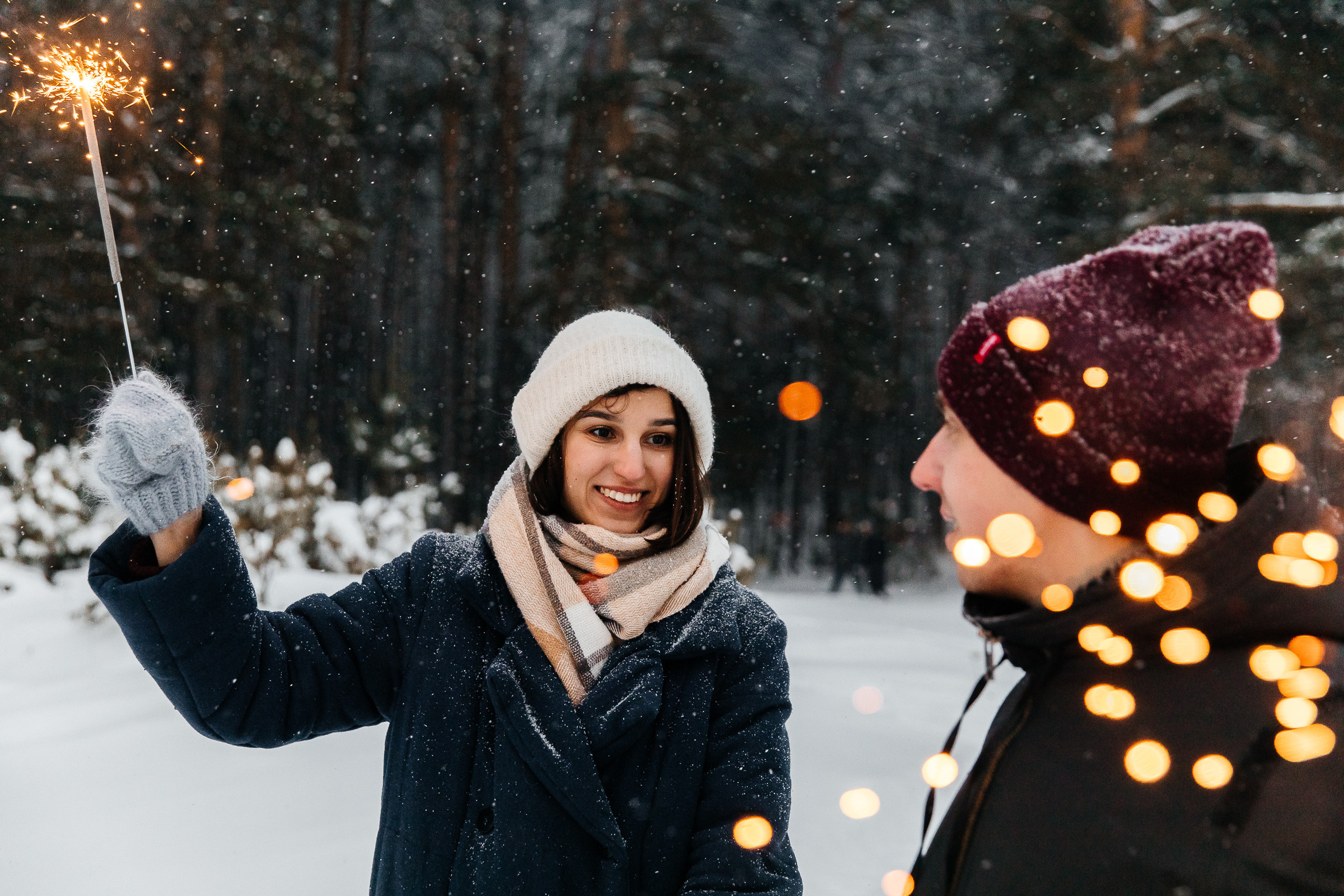 Зимняя прогулка. Фотограф Ян Ежов | Свадебный фотограф в Томске