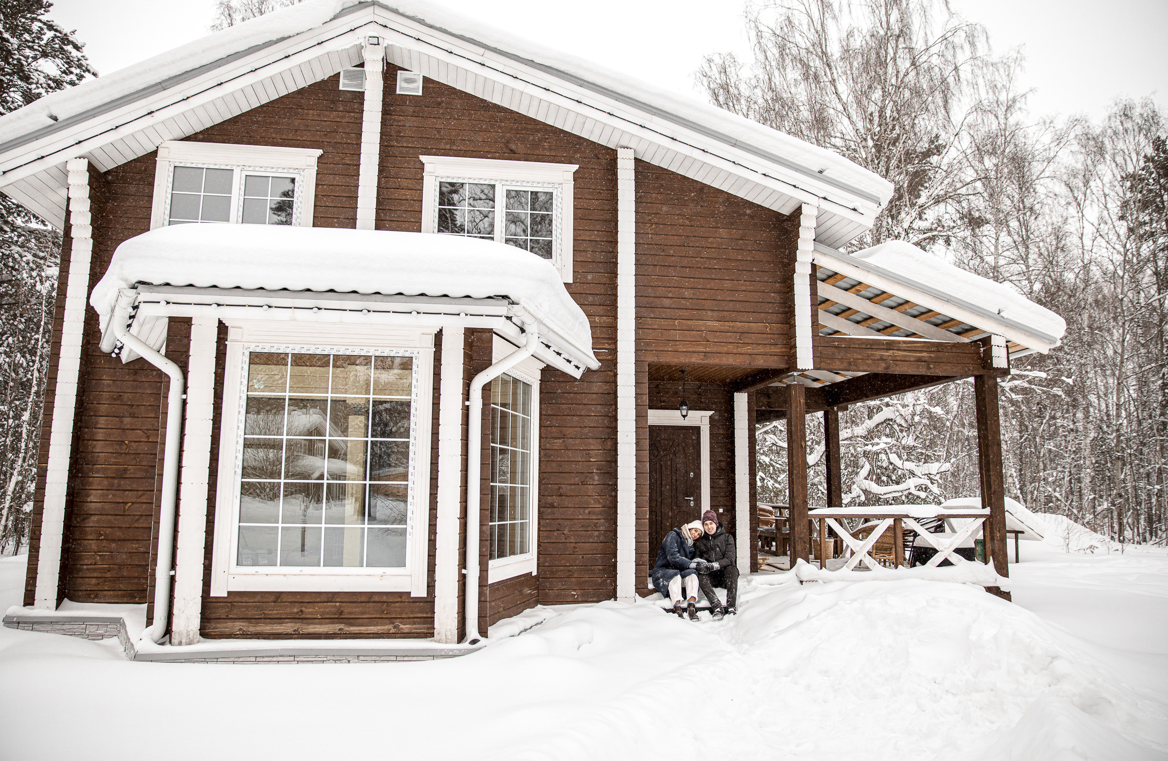 Зимняя прогулка. Фотограф Ян Ежов | Свадебный фотограф в Томске