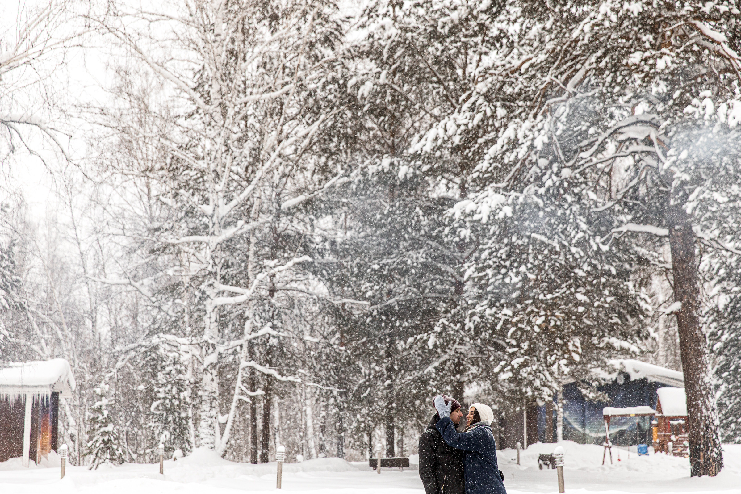 Зимняя прогулка. Фотограф Ян Ежов | Свадебный фотограф в Томске