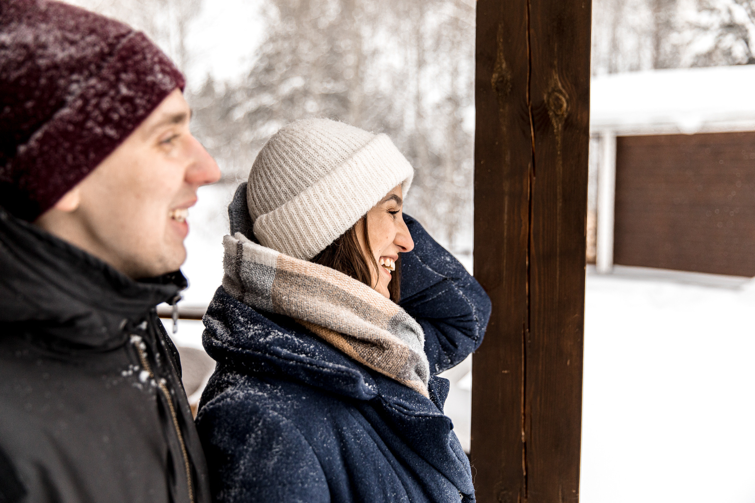 Зимняя прогулка. Фотограф Ян Ежов | Свадебный фотограф в Томске