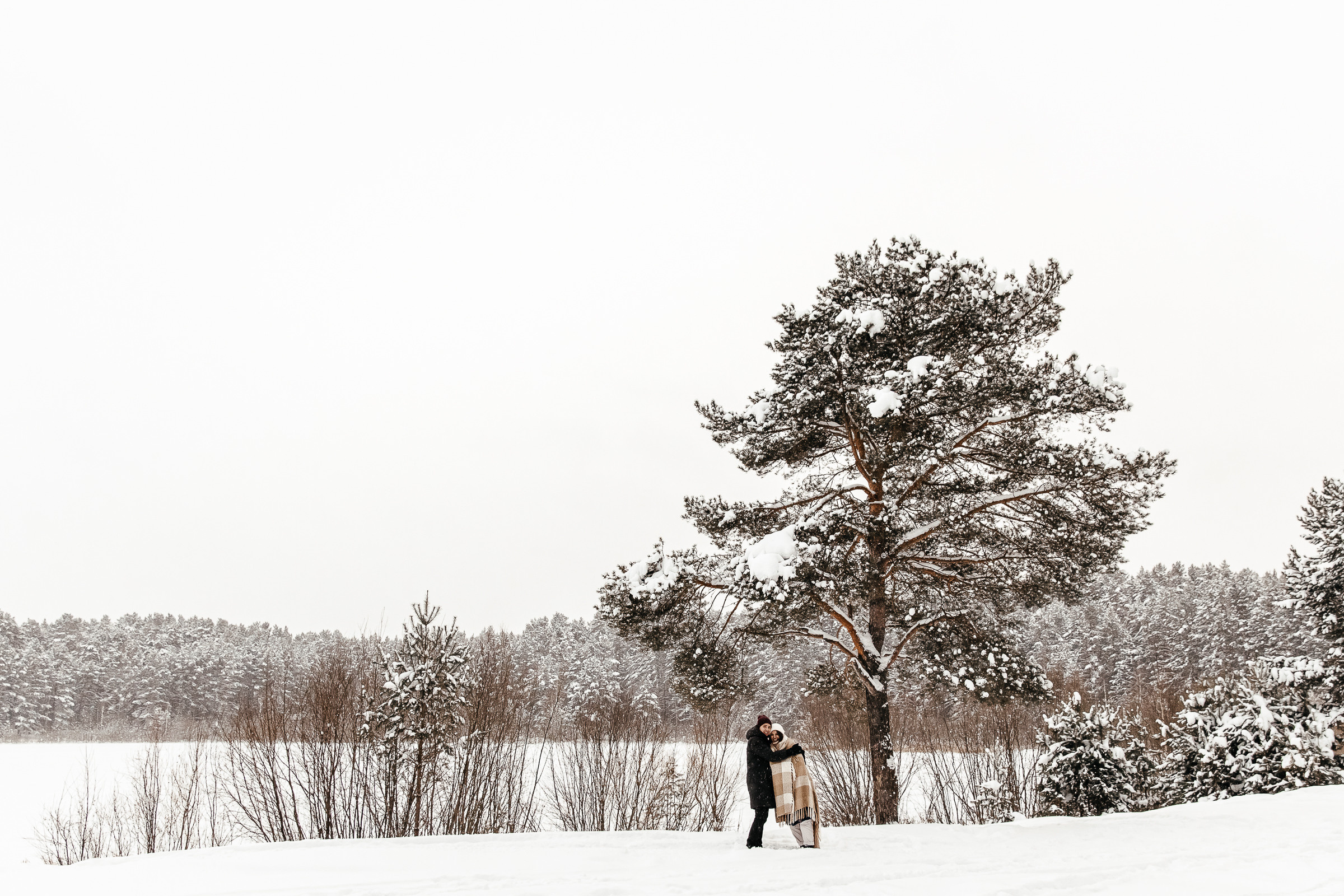 Зимняя прогулка. Фотограф Ян Ежов | Свадебный фотограф в Томске
