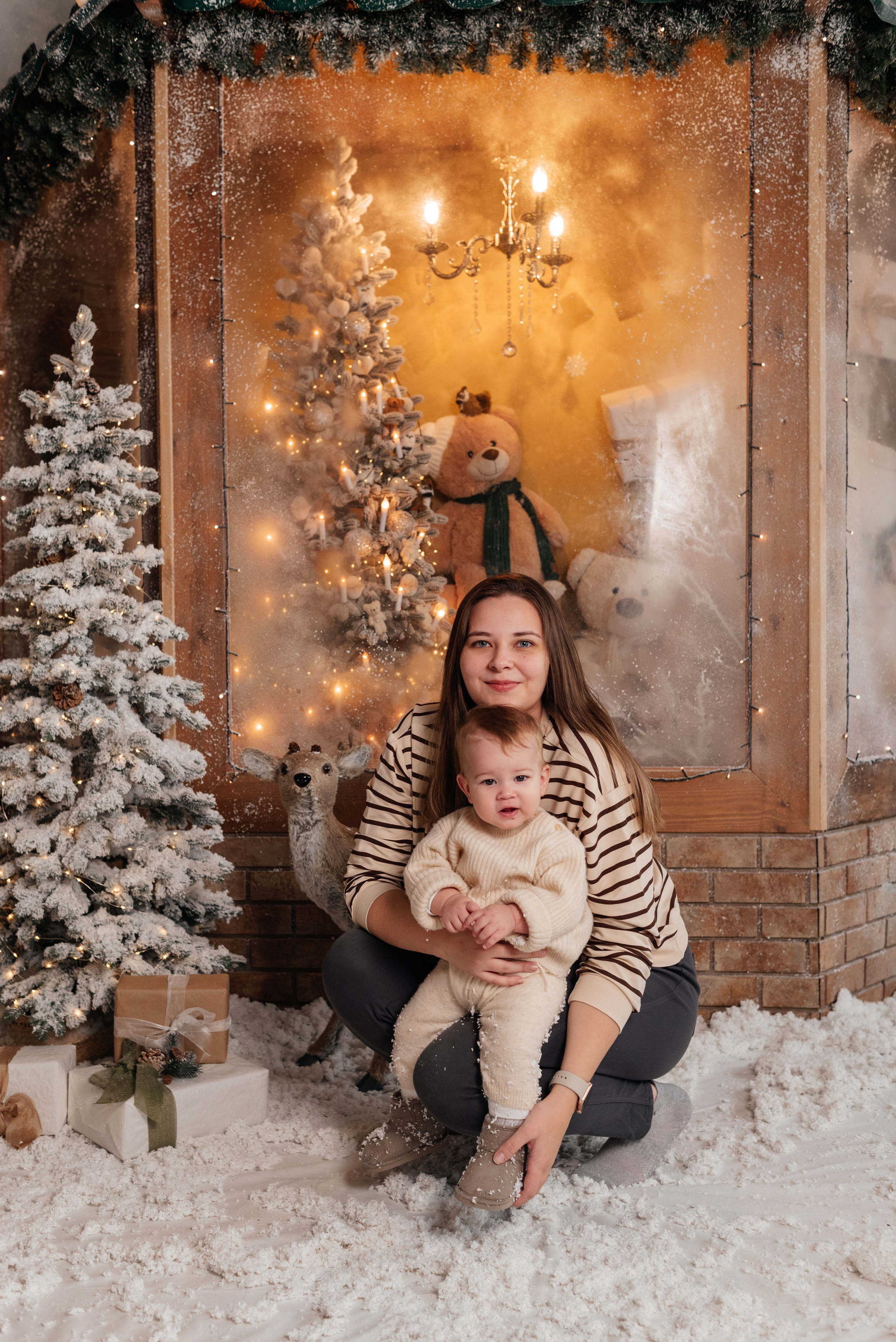 Даяна в новогодней сказке. Семейный и женский фотограф в Новосибирске