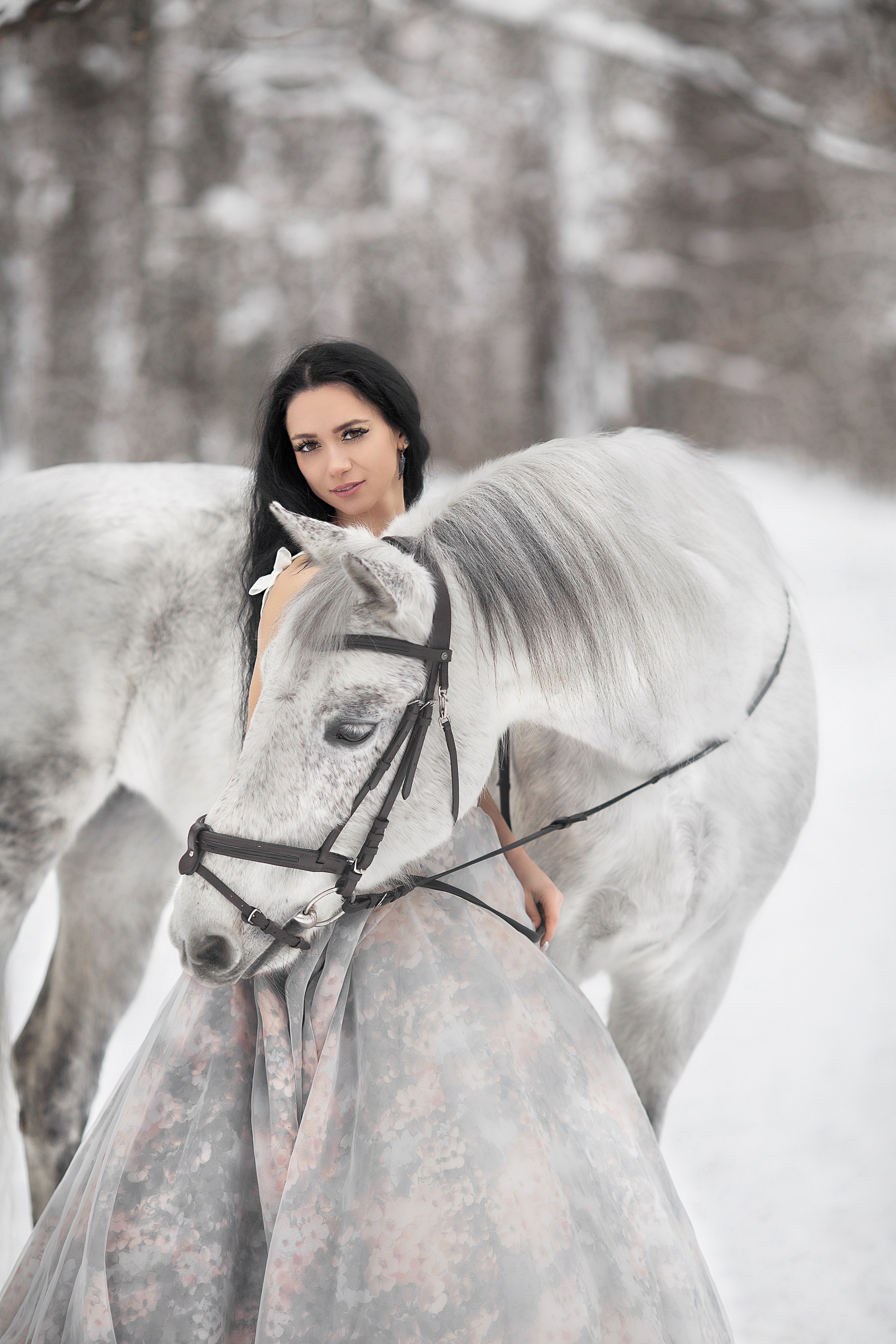 Фотосессия Надежды и ее конелюбимчика. Фотосессия с лошадьми в Нижнем Новгороде