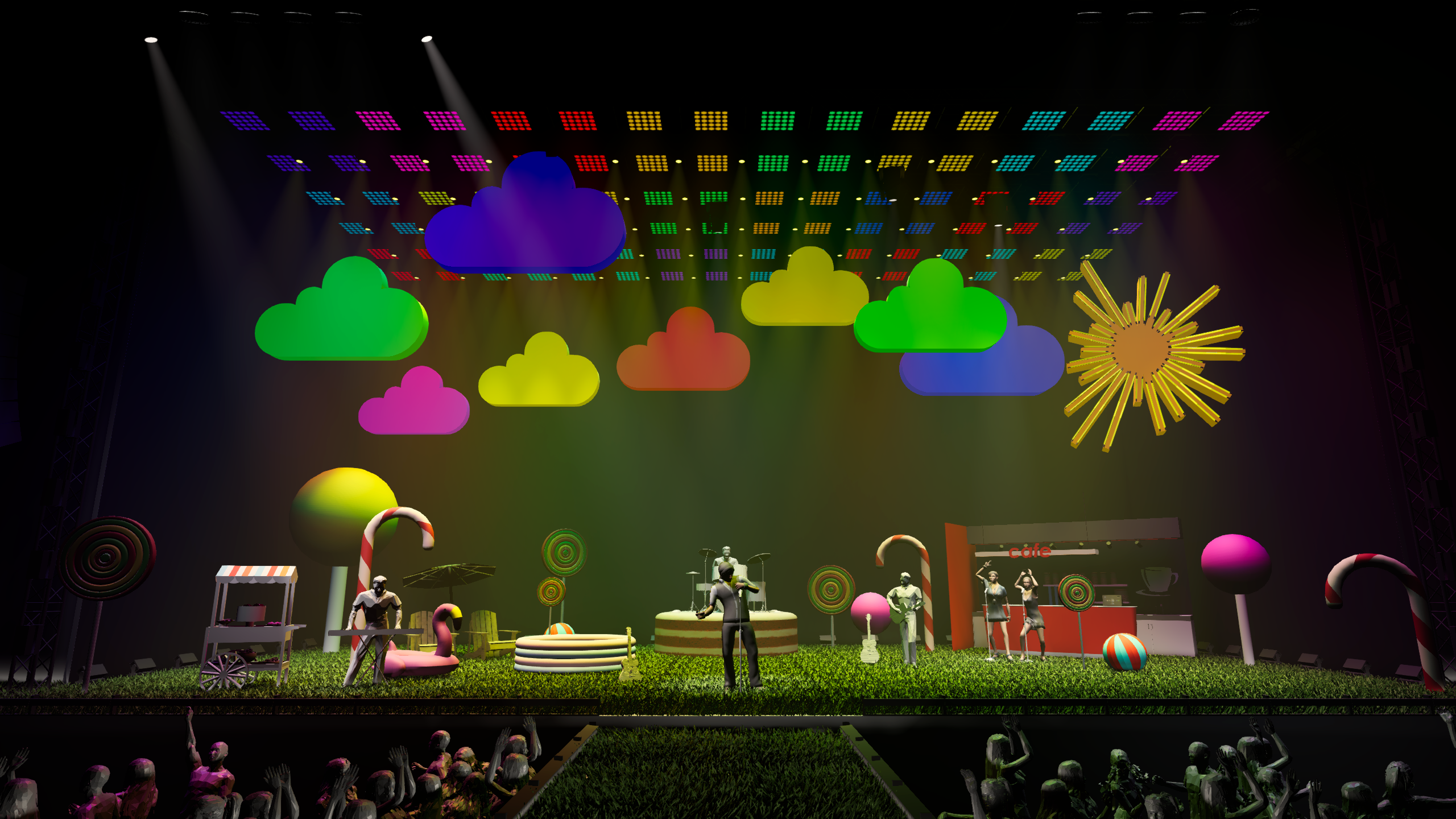 BEACH PARTY. OOPS TEAM