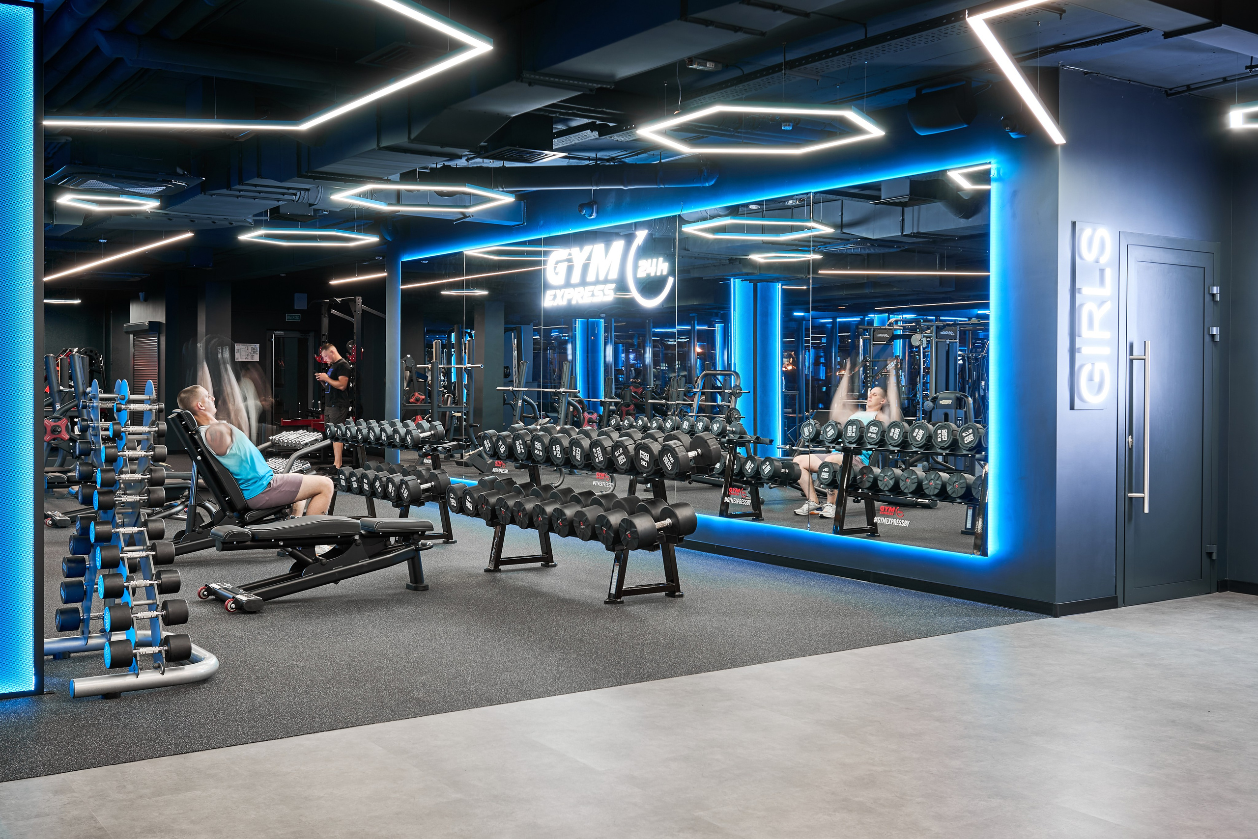 Тренажёрный зал GYM 24. Автомобильный и интерьерный фотограф в Минске Александр Тагаев