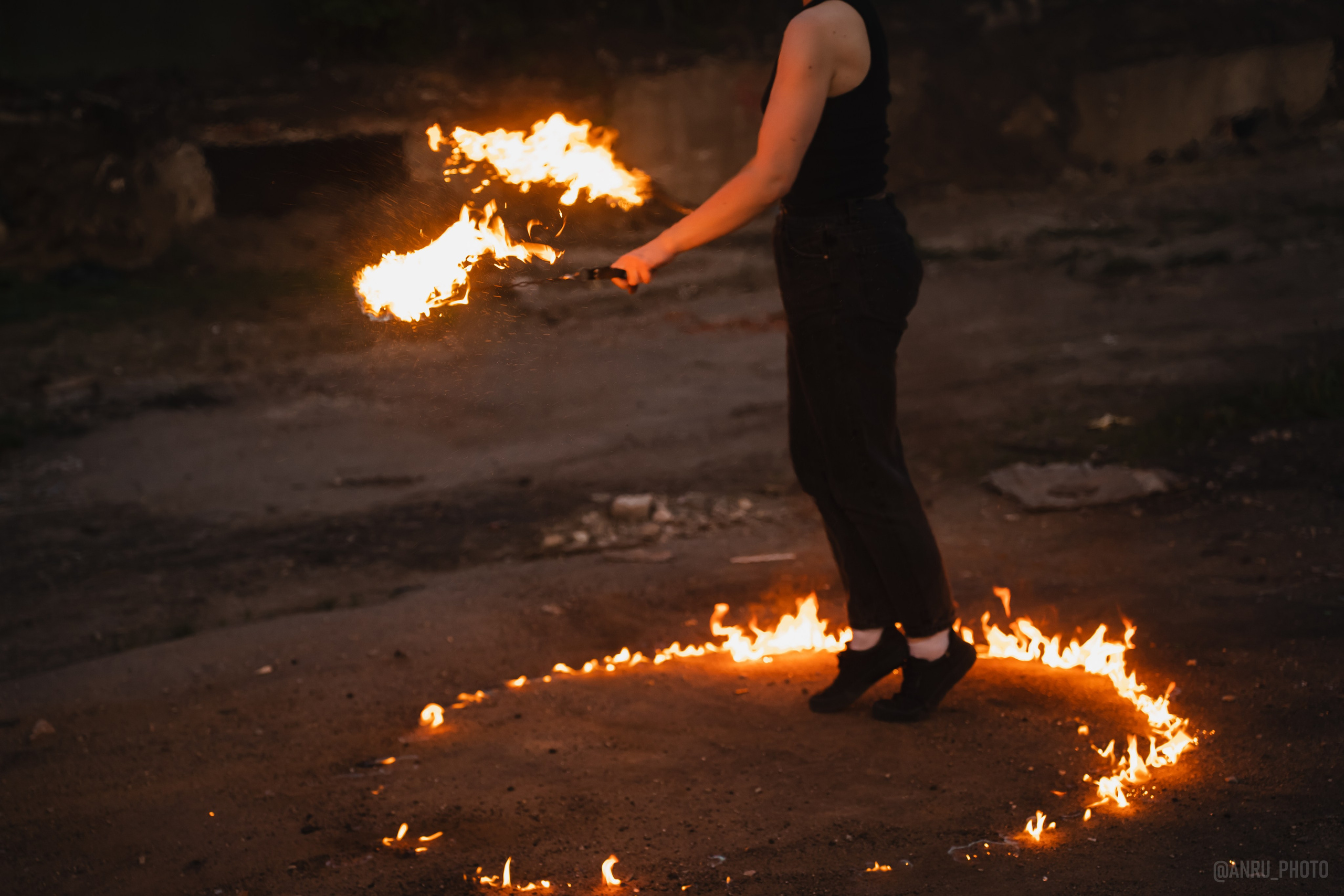 Огненная тренировка. Репортажный фотограф Анастасия Рубцова